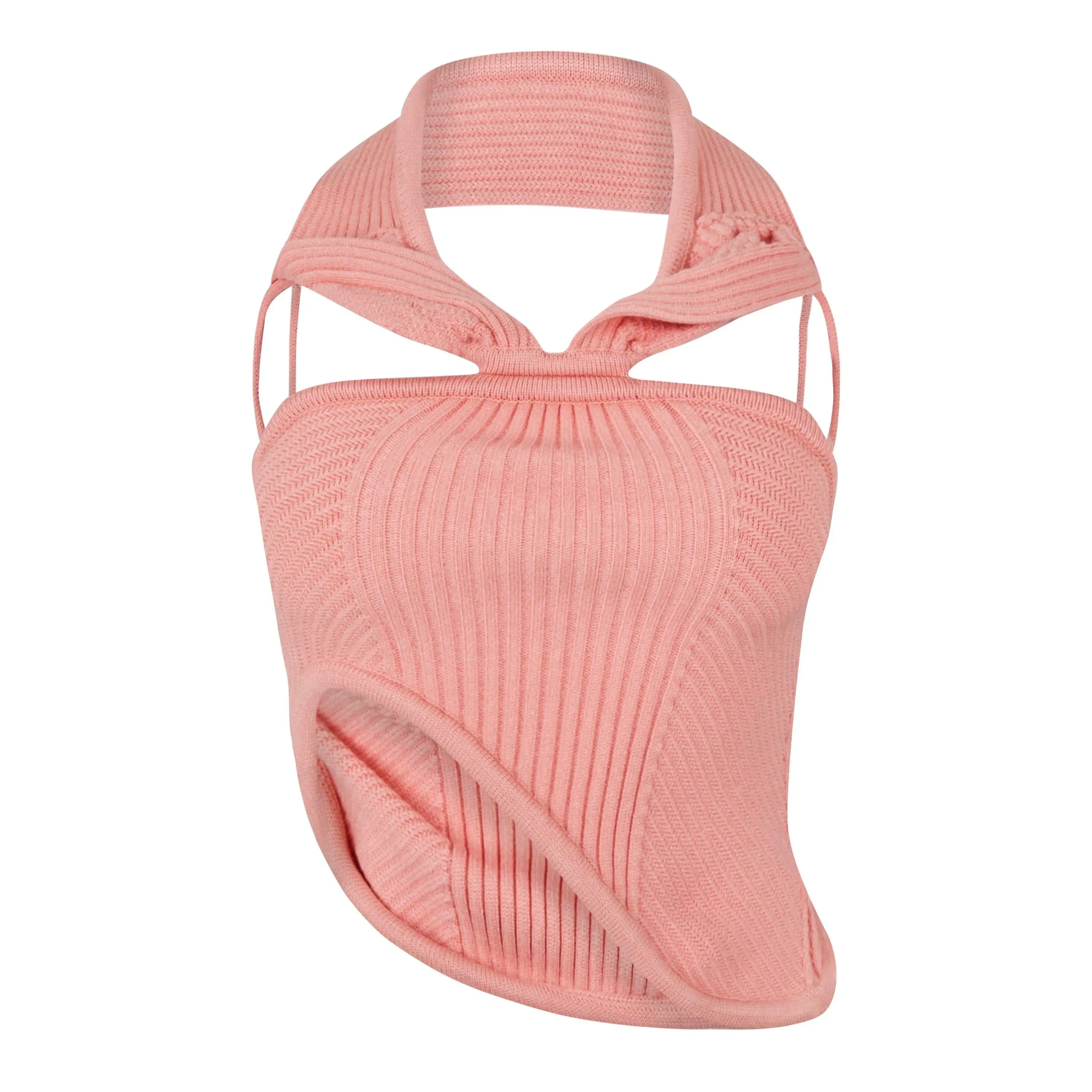 Ribbed Textured Crew Neck Jumper