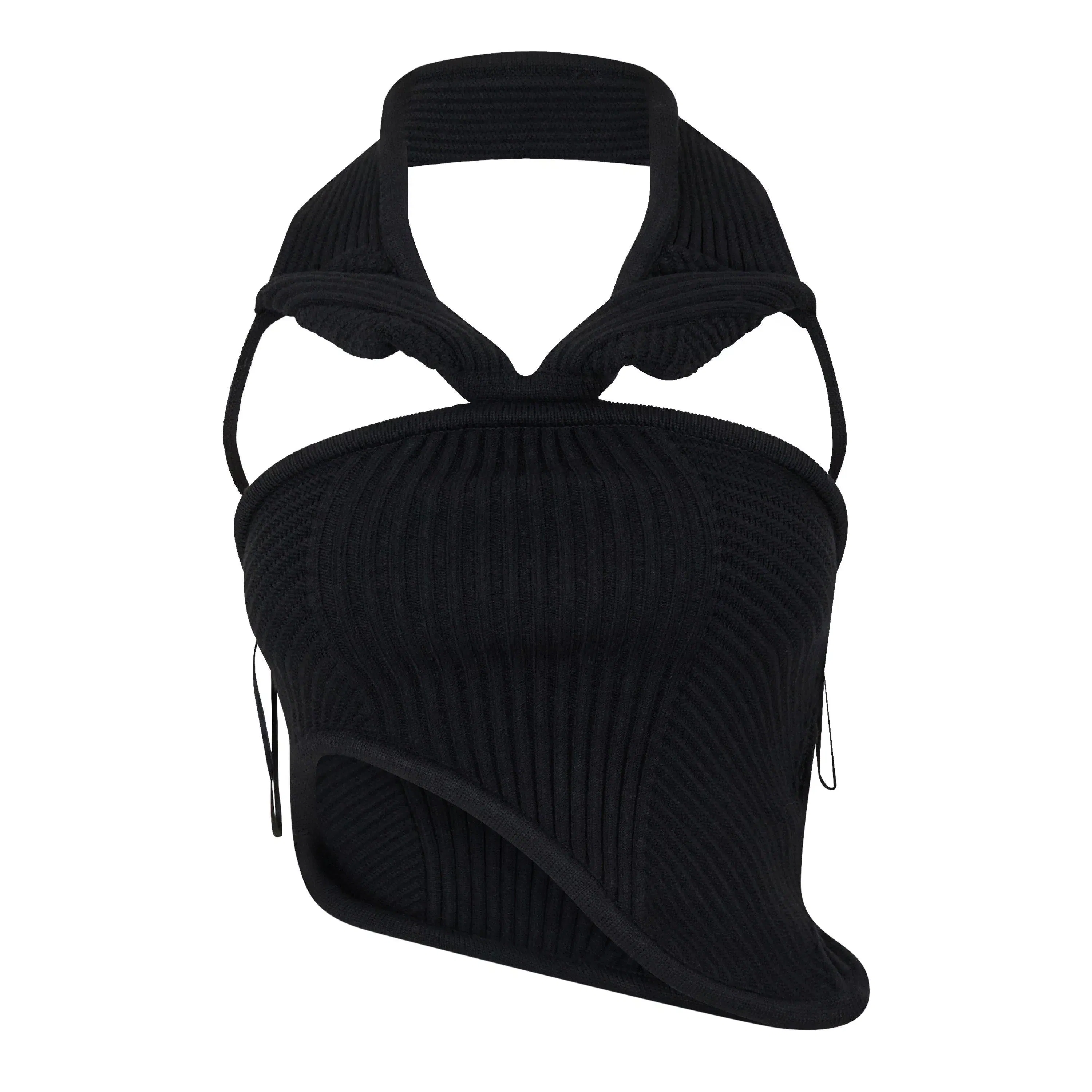 Ribbed Textured Crew Neck Jumper