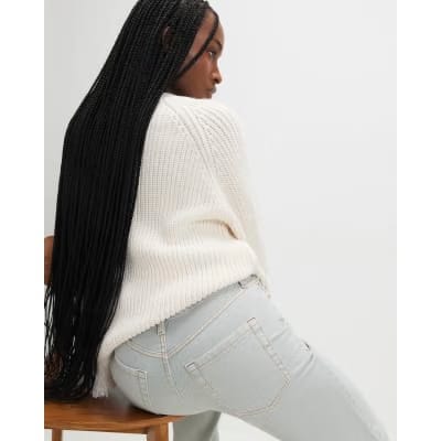 Green Relaxed Straight Jeans