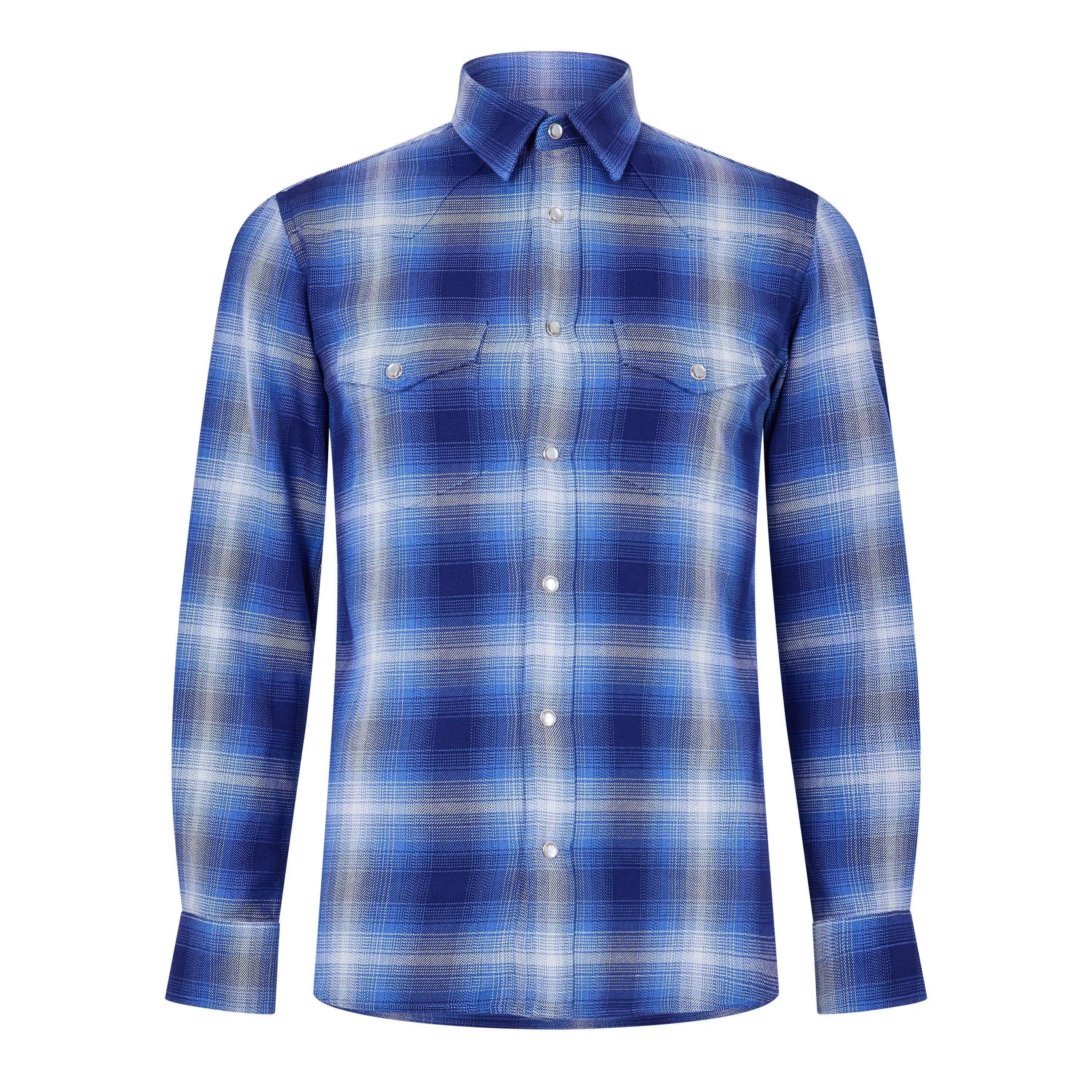 Western Long Sleeve Patterned Shirt