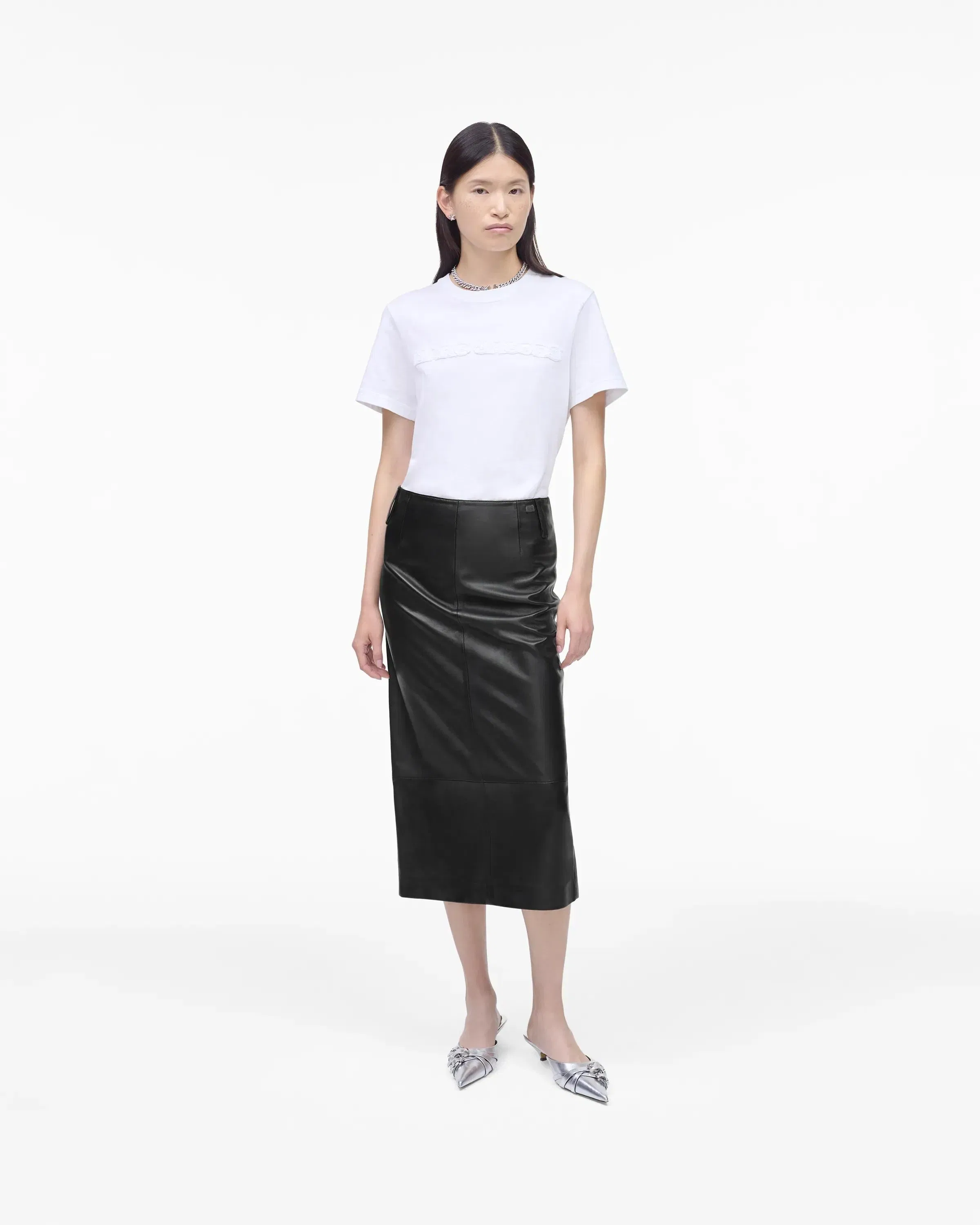 Leather Slim Skirt