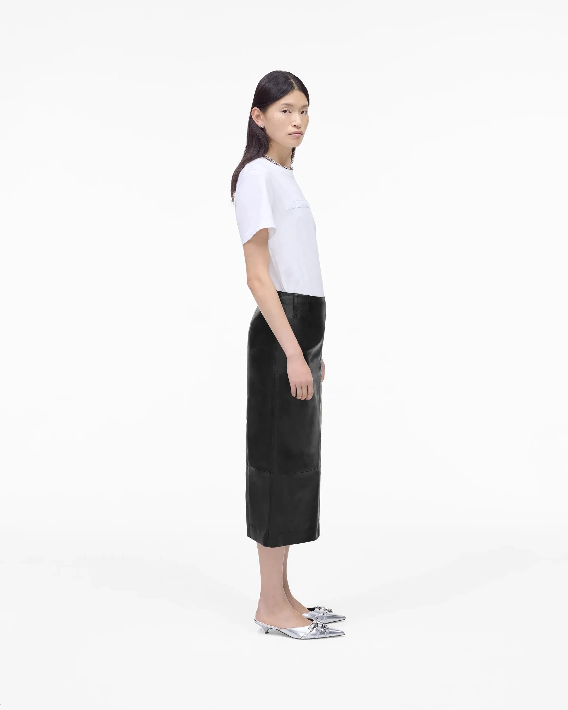 Leather Slim Skirt