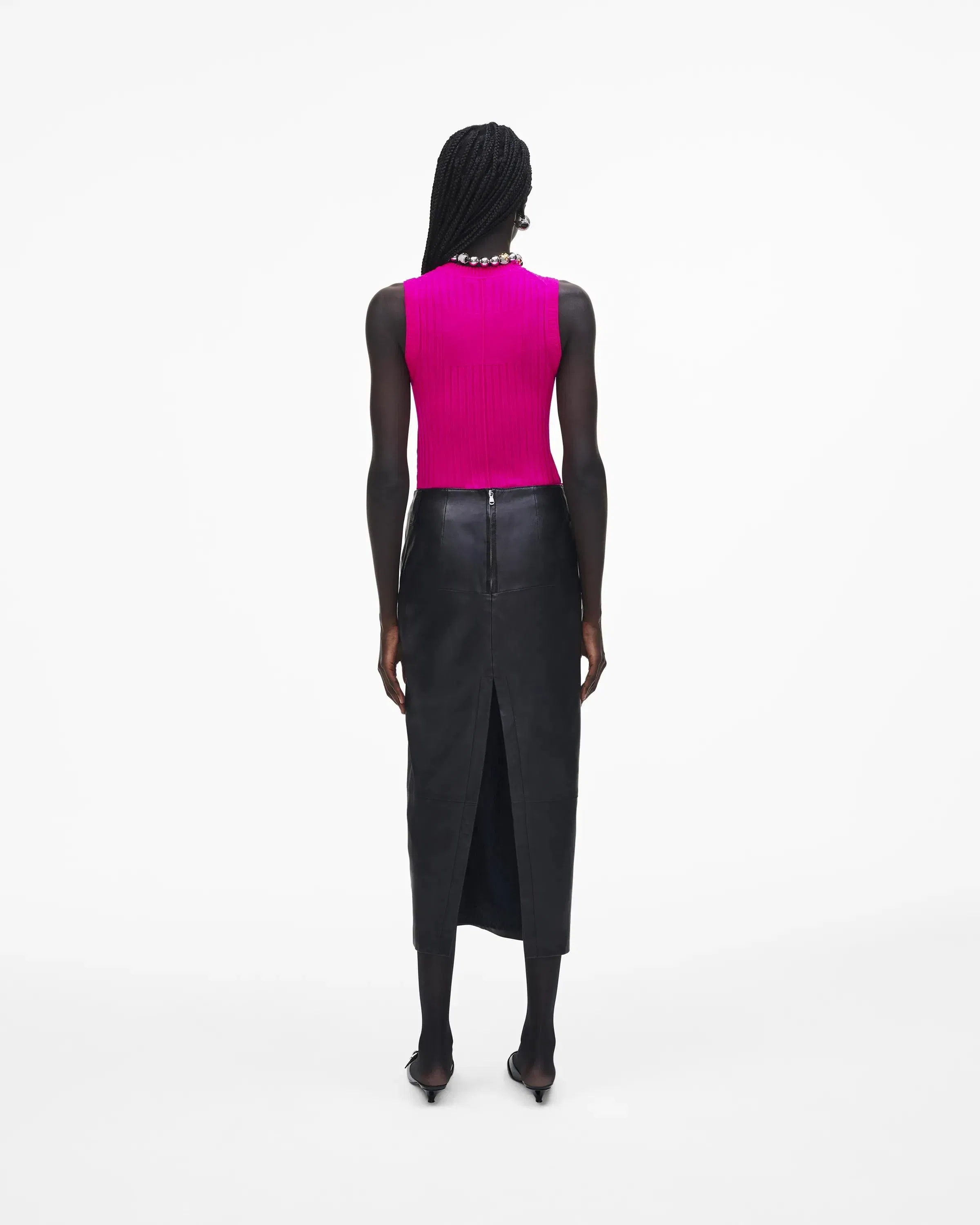 Leather Slim Skirt