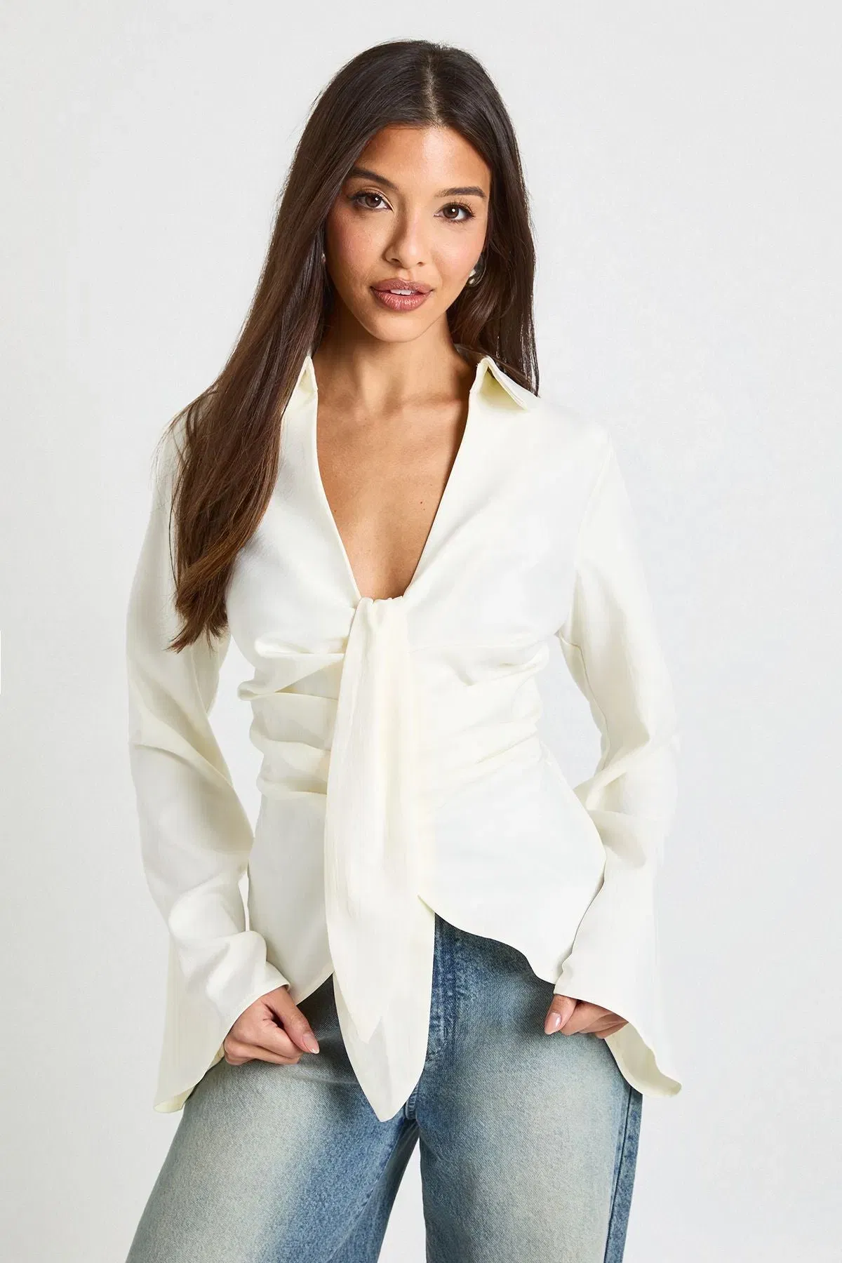 Drape Cinched Shirt