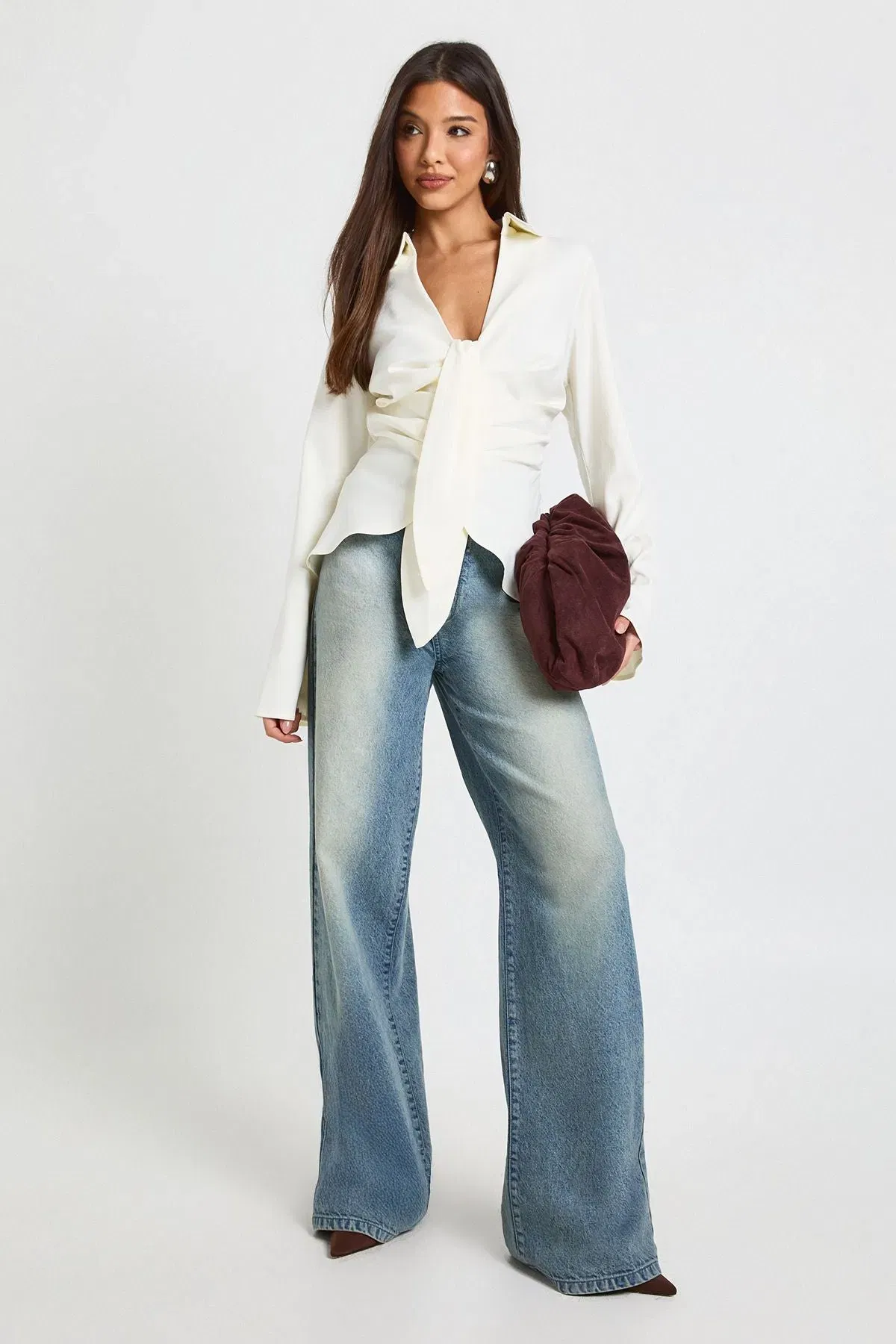 Drape Cinched Shirt