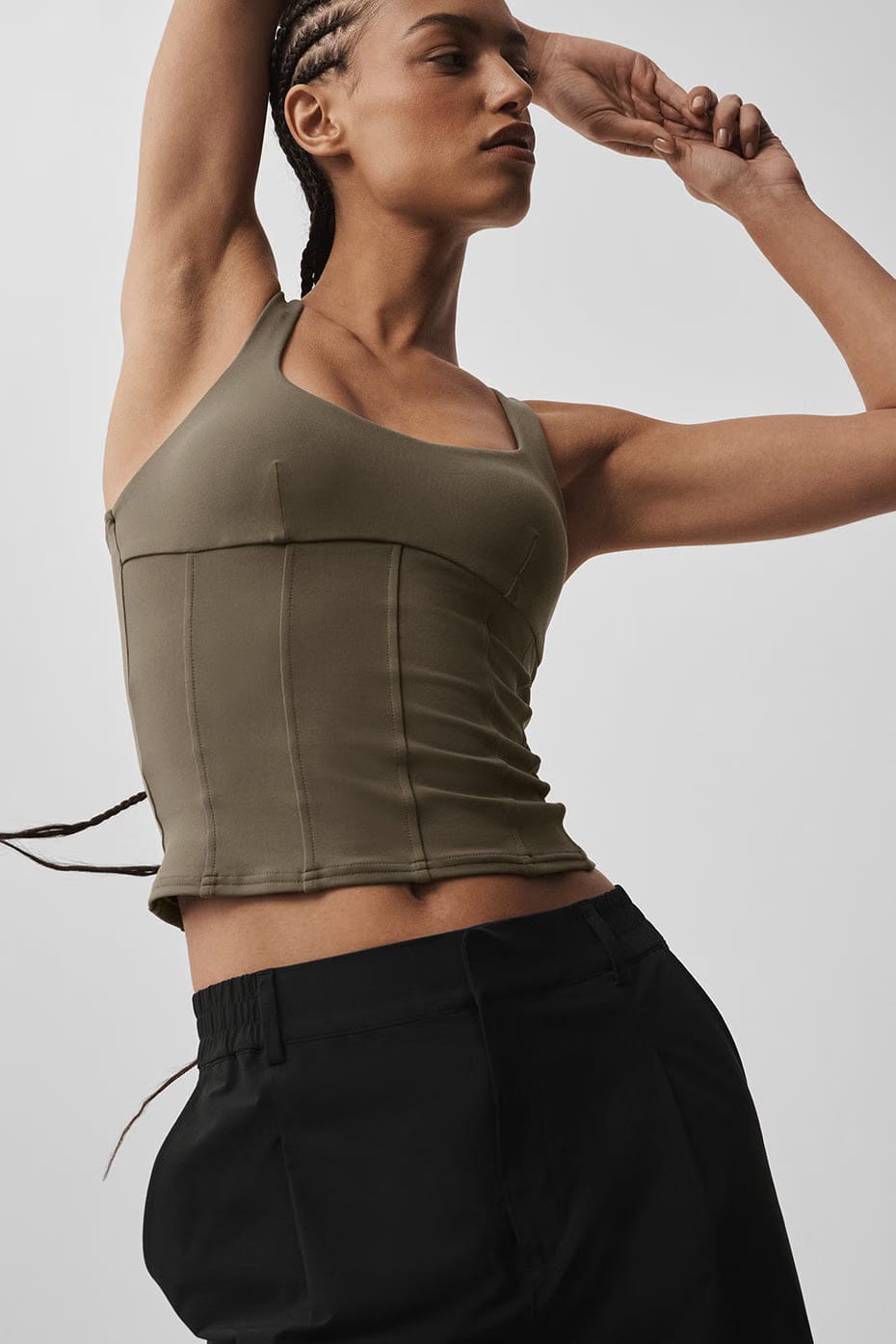 Airbrush Sparks Fly Corset Tank