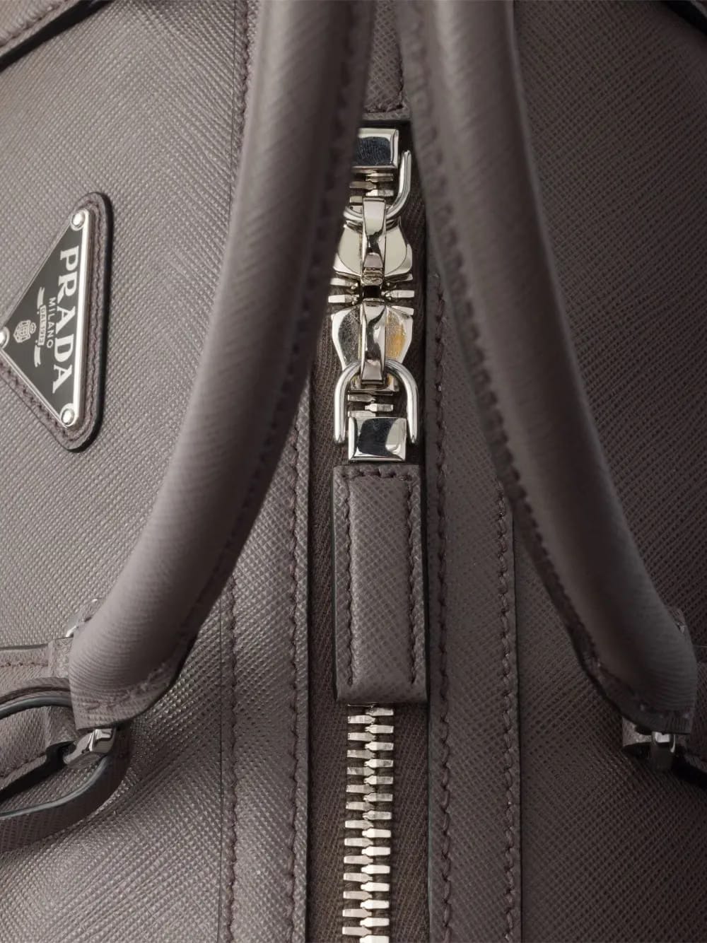 Saffiano leather holdall bag