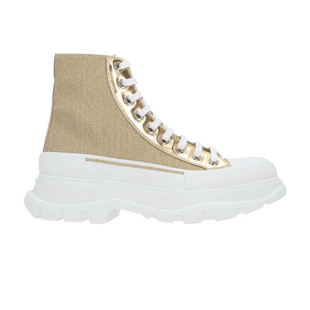 Alexander McQueen Wmns Tread Slick High 'Gold'