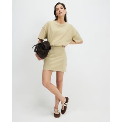 Green Bubble Hem Cosy T-Shirt