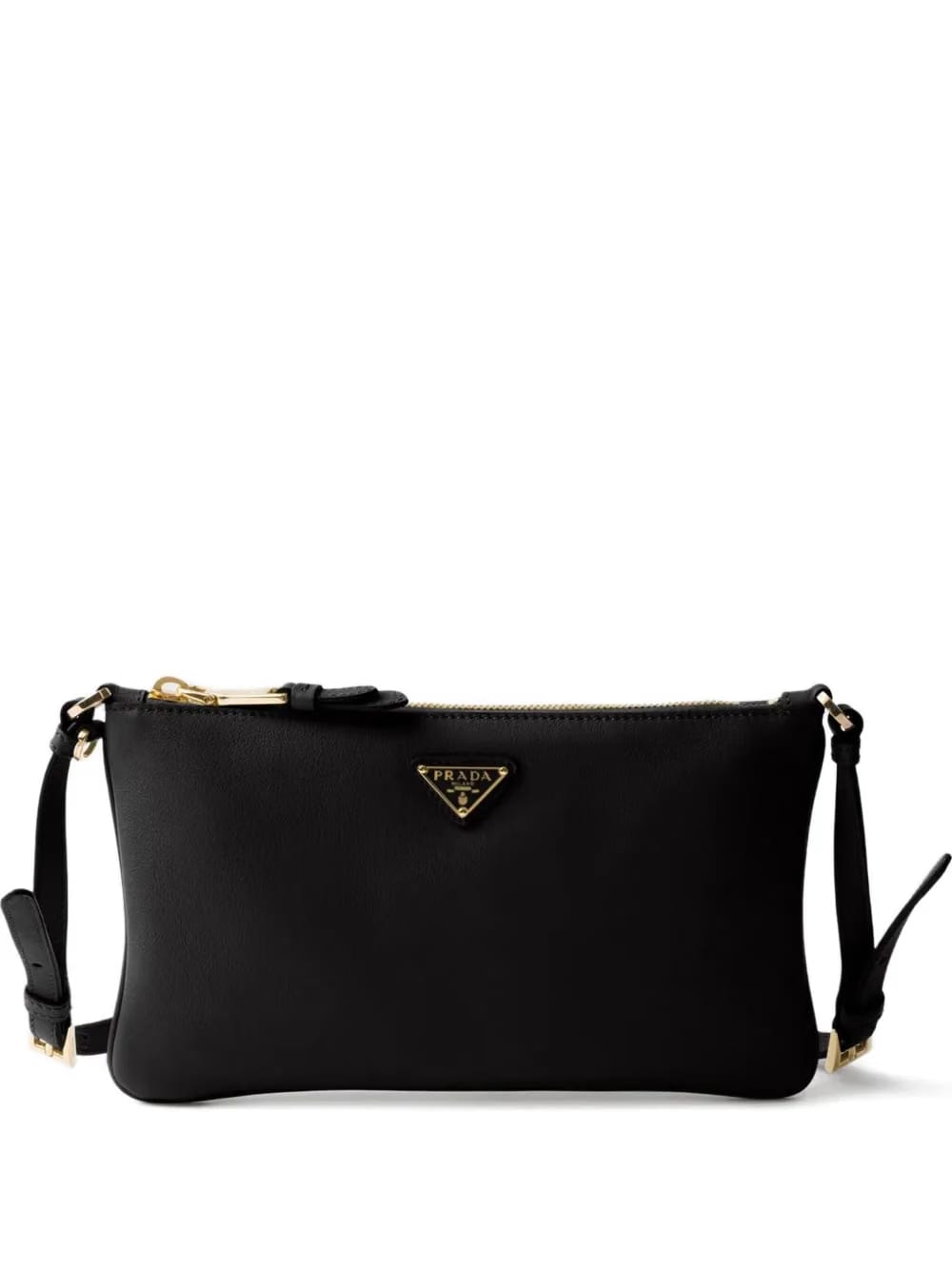 logo leather cross body