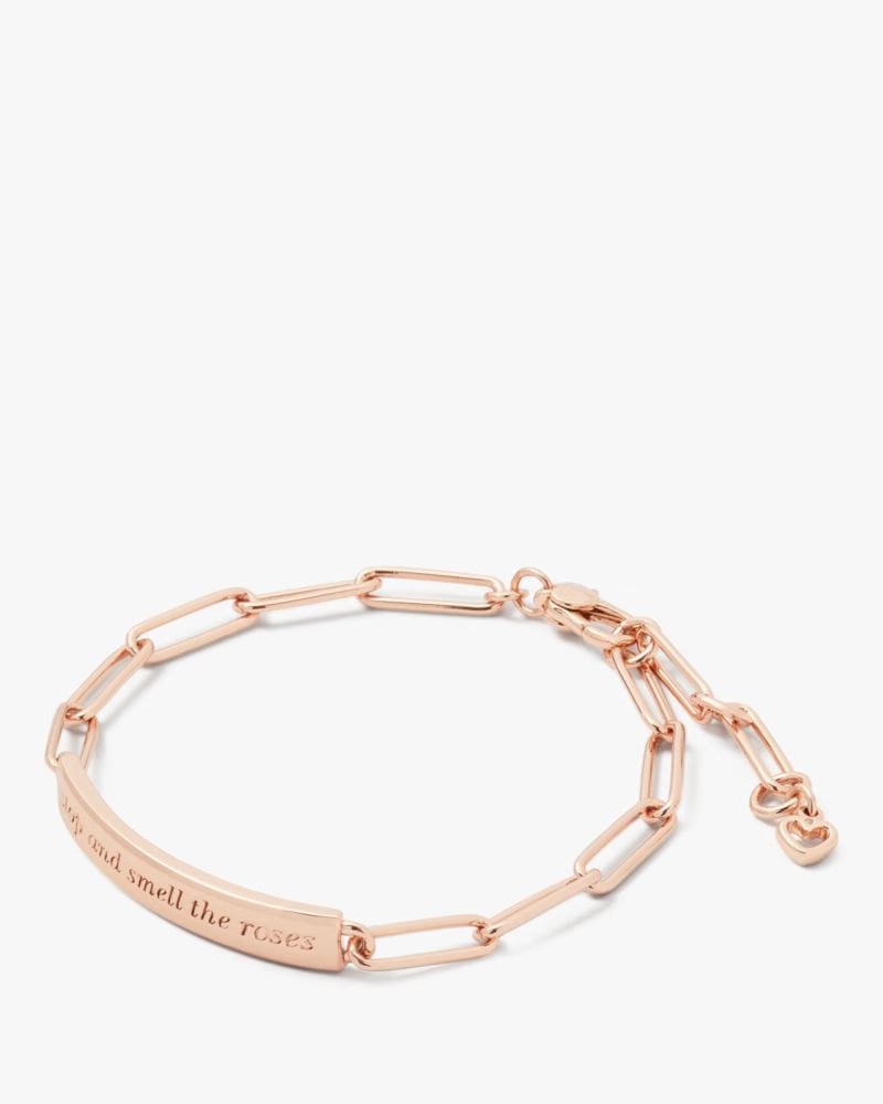 Stop And Smell The Roses Id Bracelet