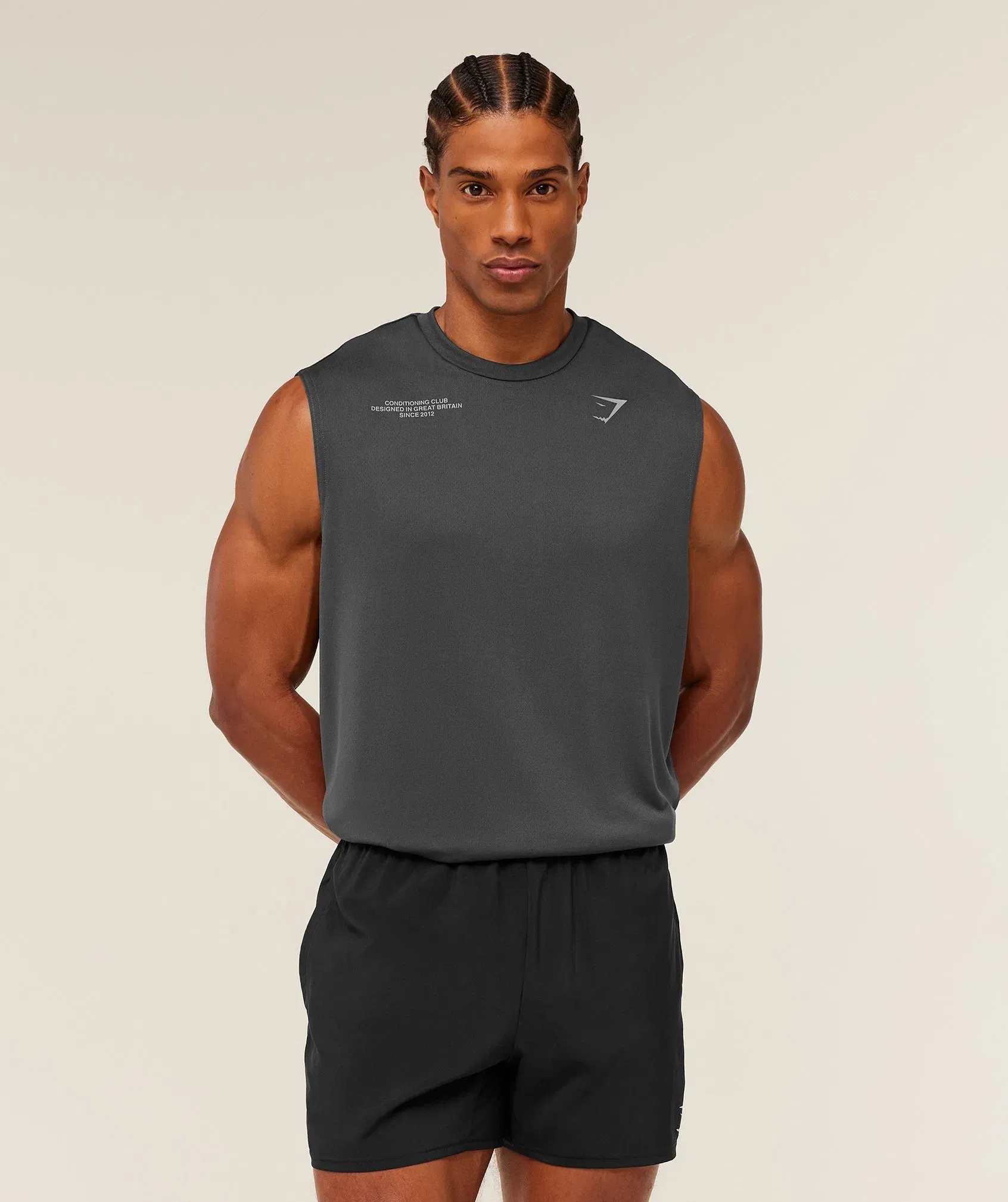 Gymshark Conditioning Club Tank - GS Onyx Grey/GS Smokey Grey