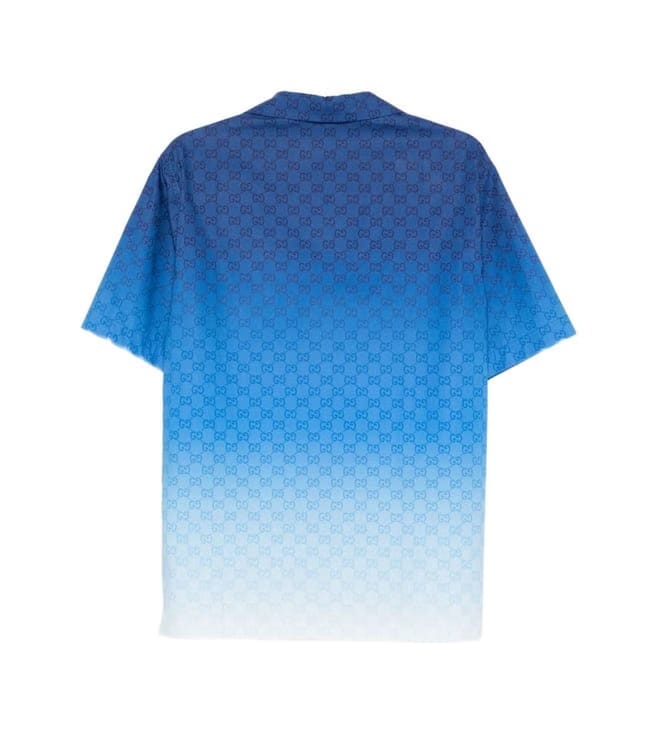 GUCCI Blue Ombre Shirt