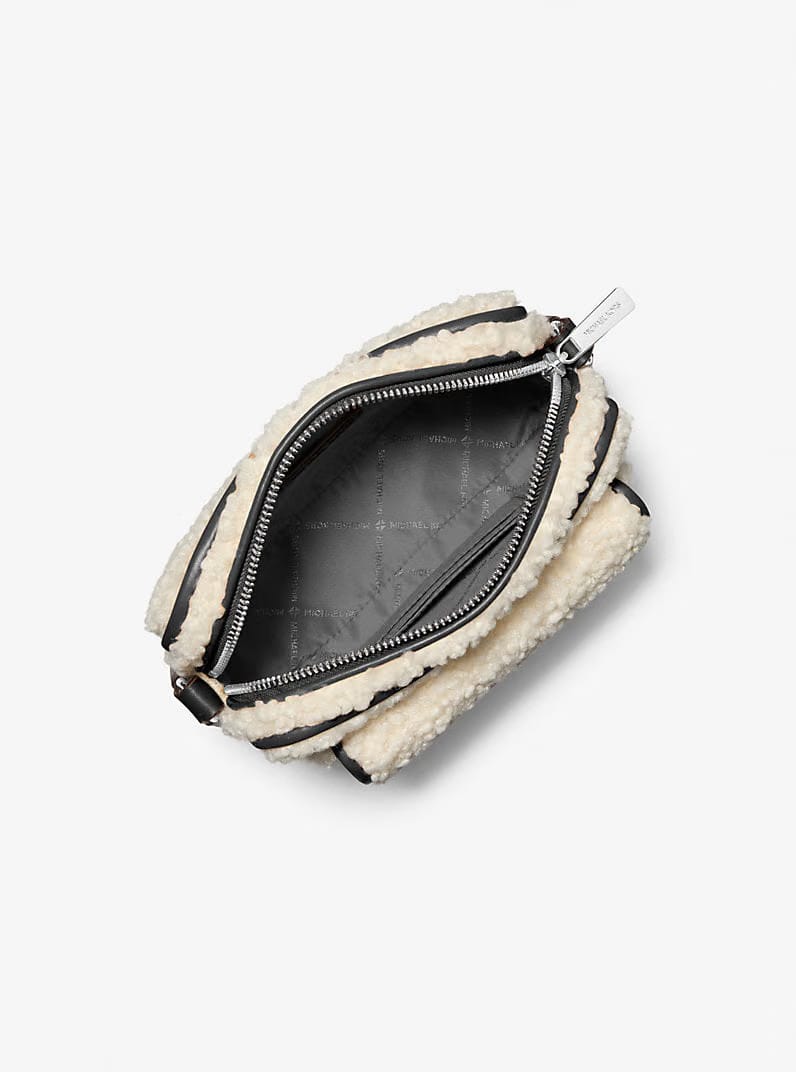 Bradshaw Extra-Small Faux Shearling Camera Crossbody Bag