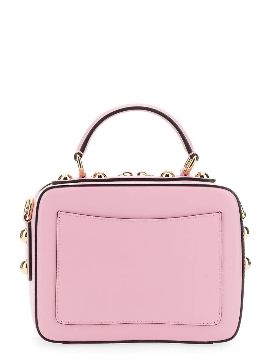 Luxury Pink DG Logo Structured Vanity Bag