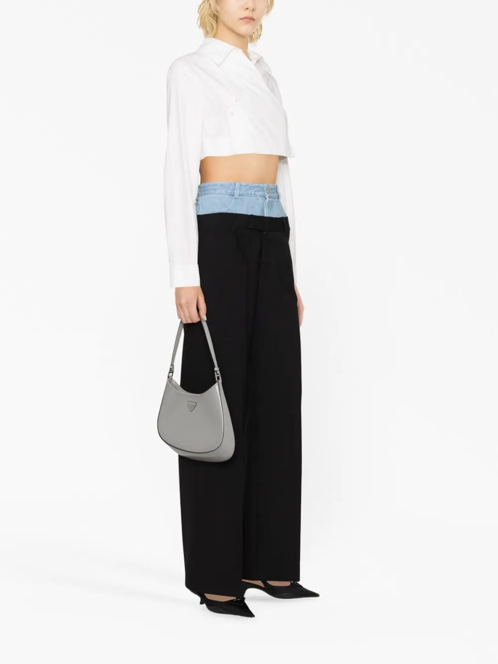 Cleo brushed leather shoulder bag