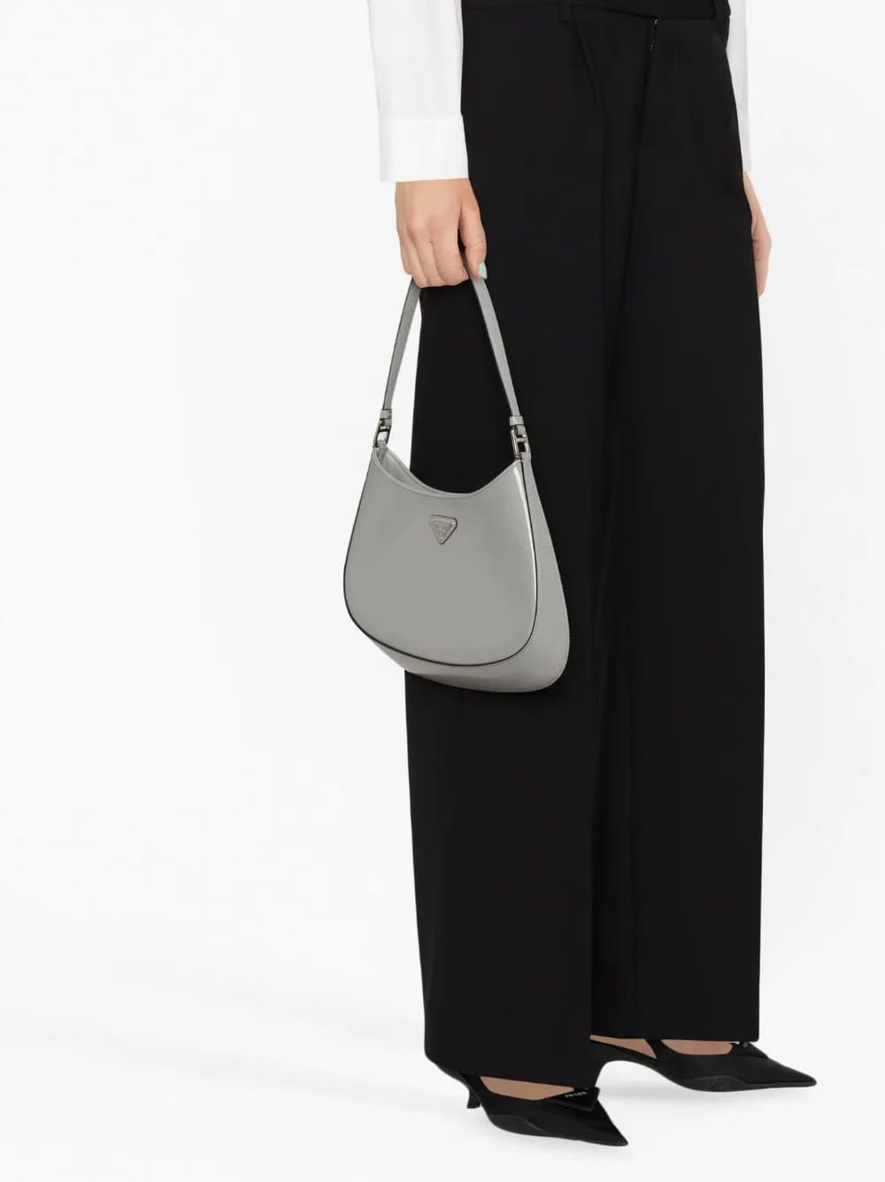 Cleo brushed leather shoulder bag