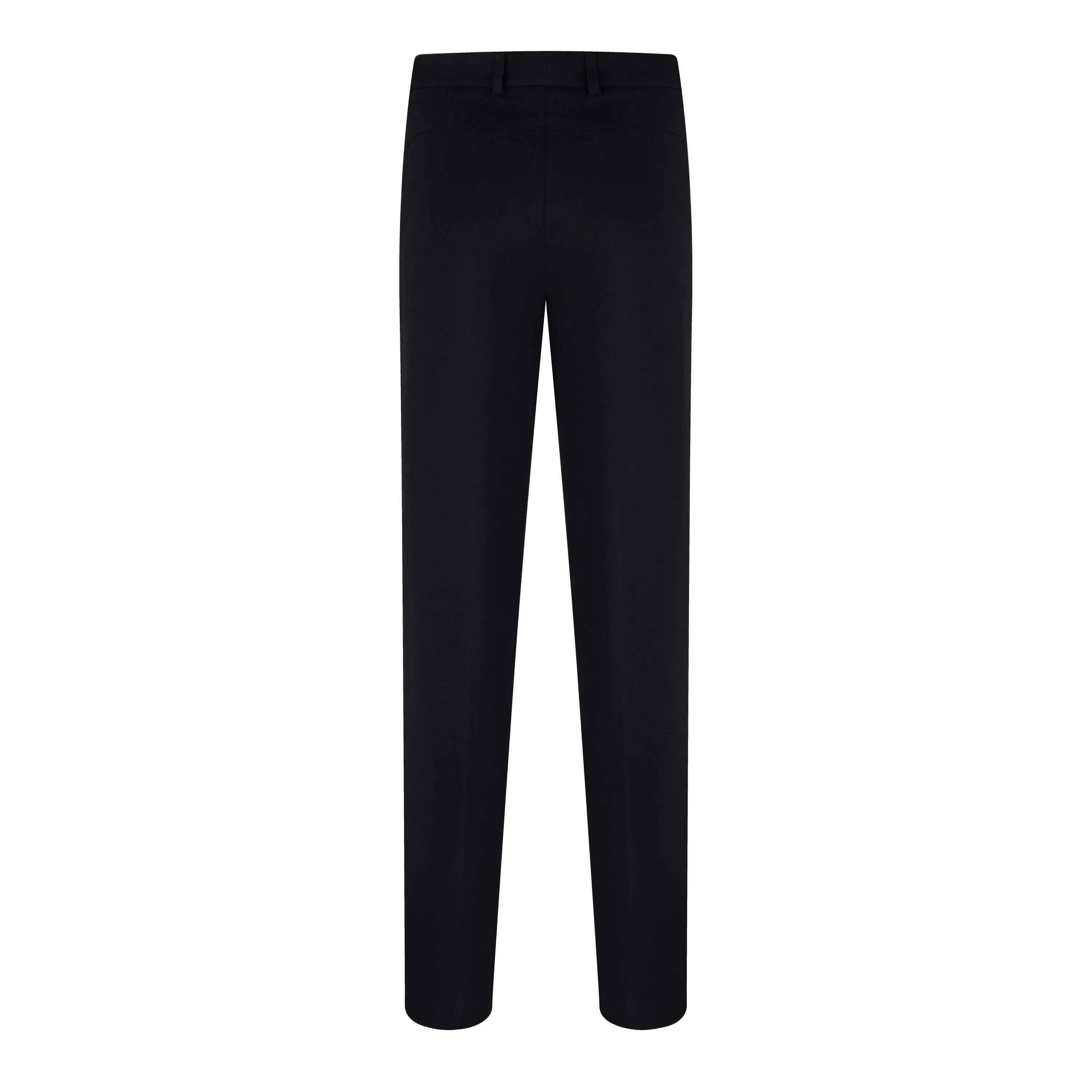 High Waisted Straight Leg Trousers