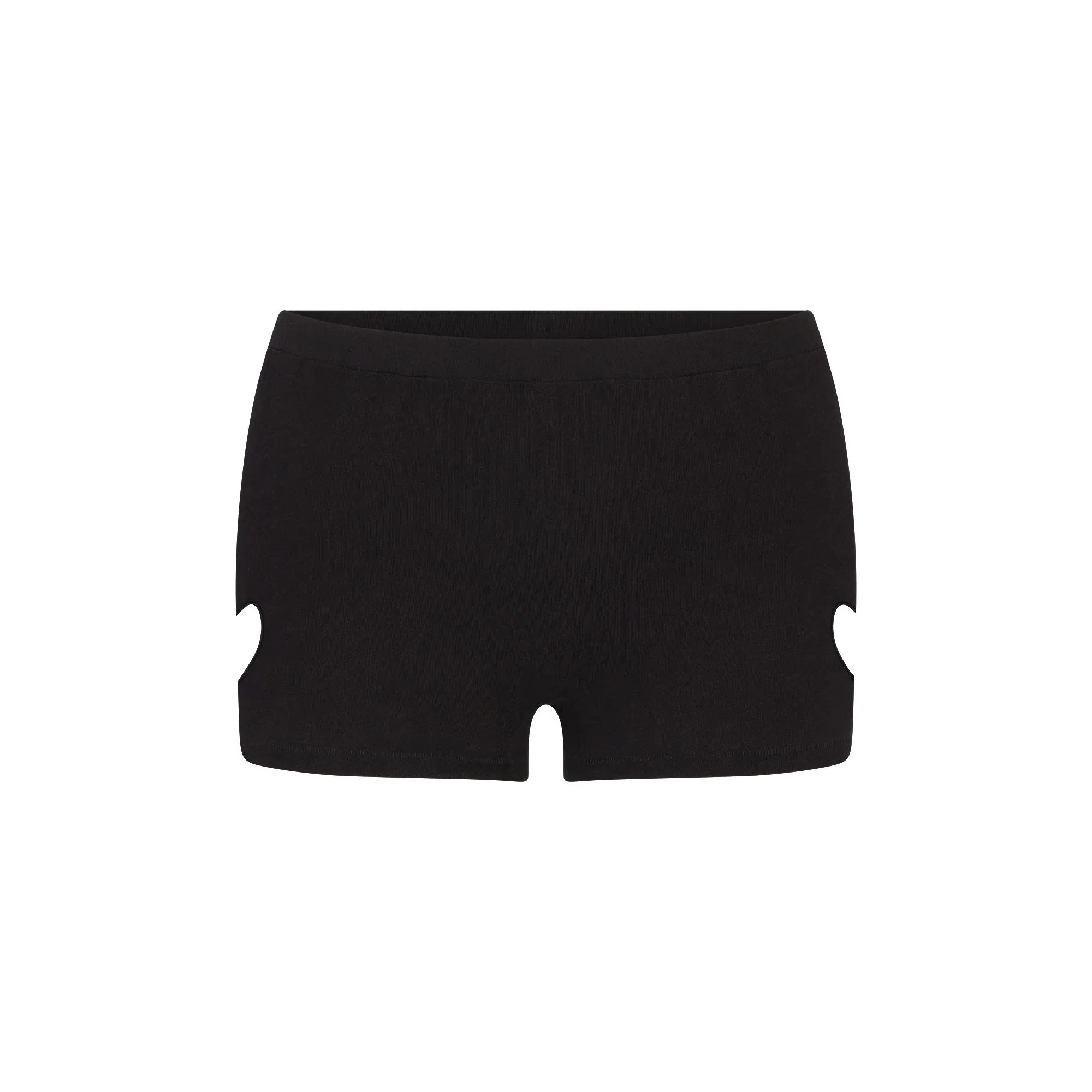 WORN IN JERSEY HEART MICRO SHORT | WASHED ONYX