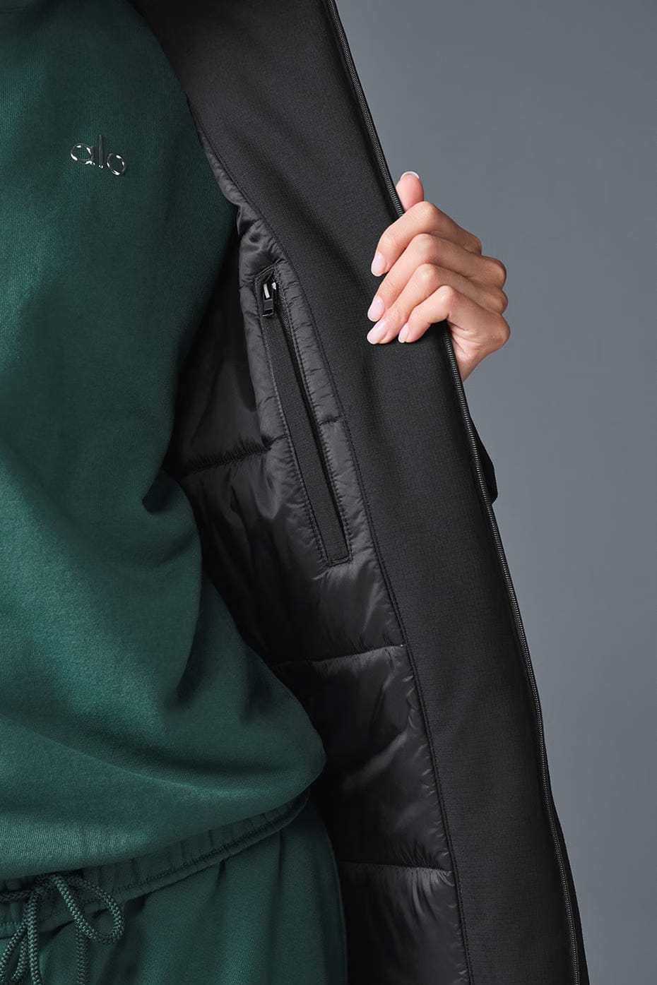 Rain Or Shine Puffer Long Coat