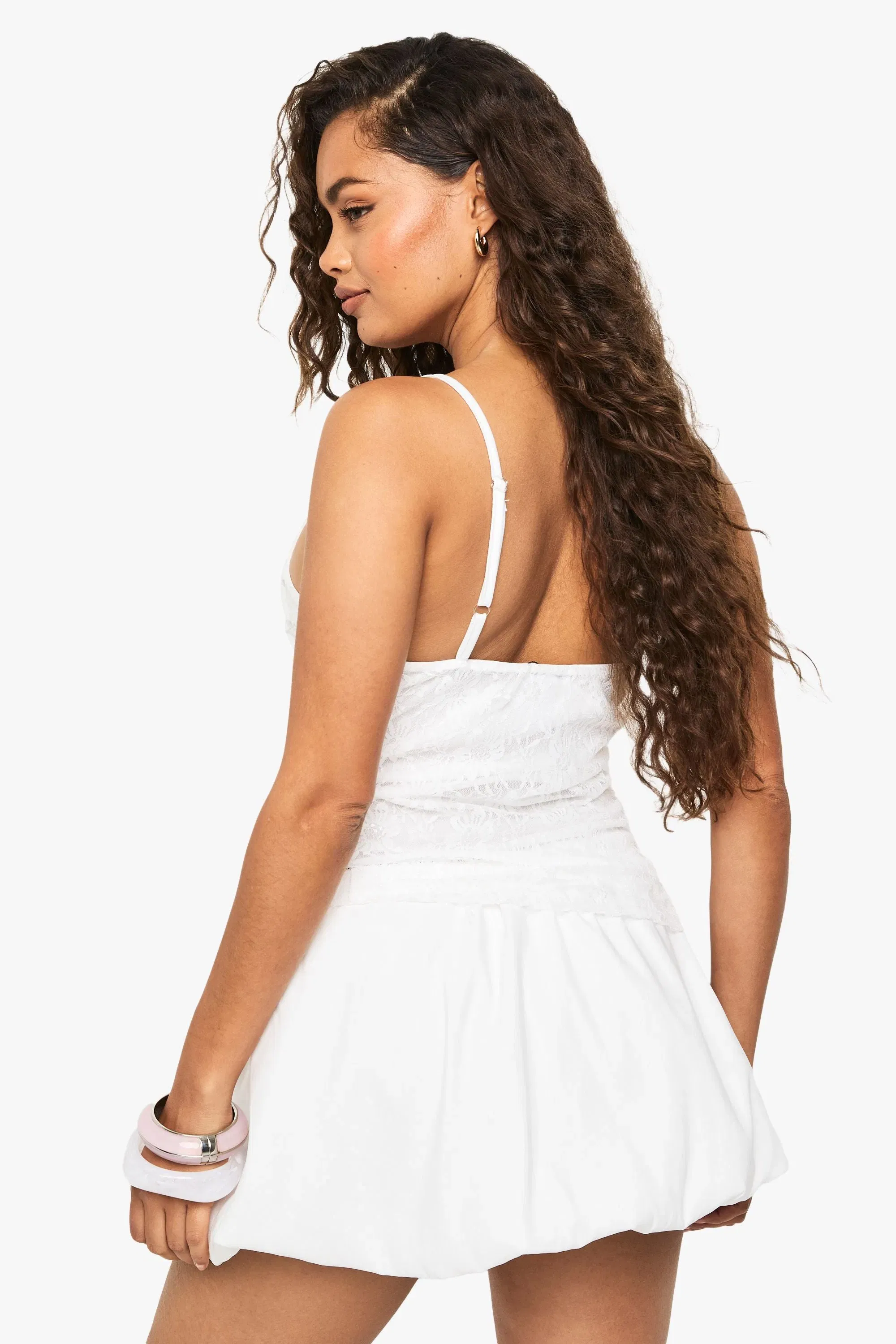 Lace Asym Layered Cami Top
