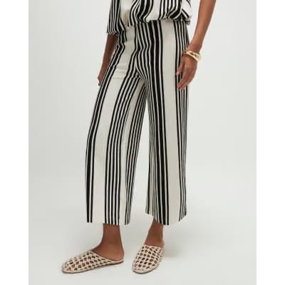 White Stripe Culottes