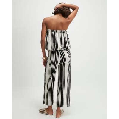 White Stripe Culottes