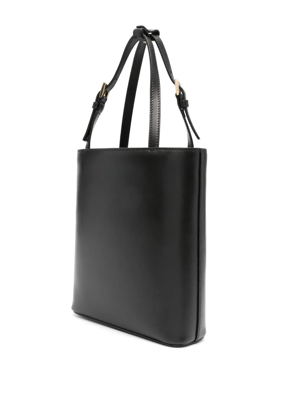 triangle logo-appliqué tote bag