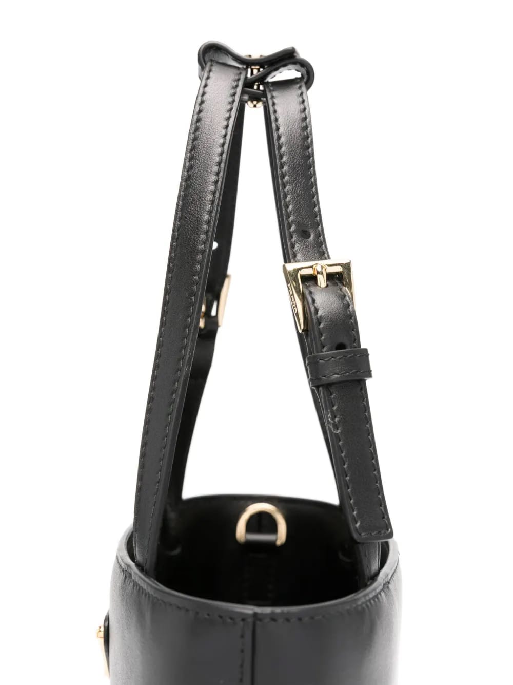 triangle logo-appliqué tote bag