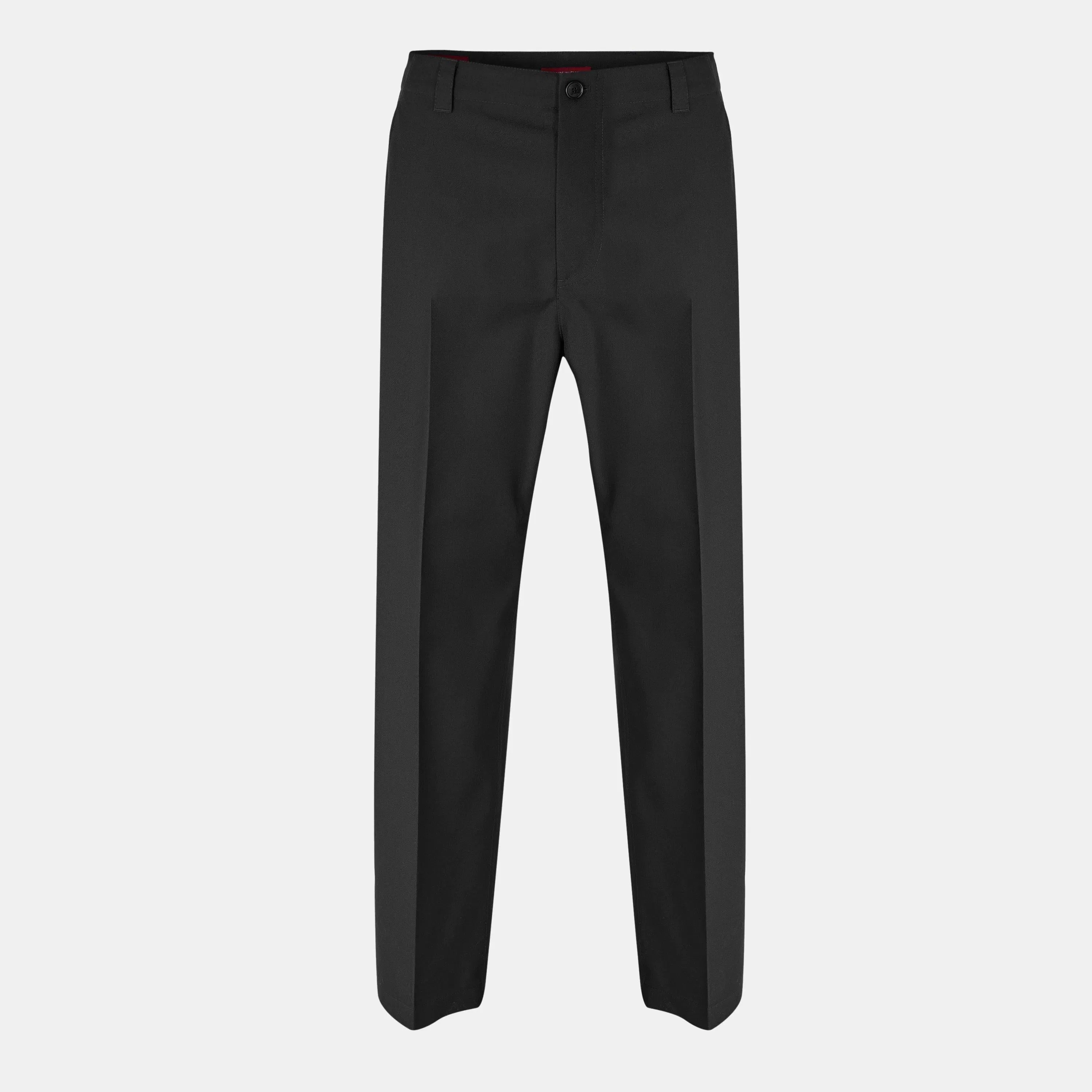 Wool Straight Leg Trousers