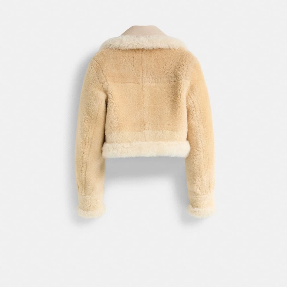 Restored All Over Shearling Shrunken Aviator