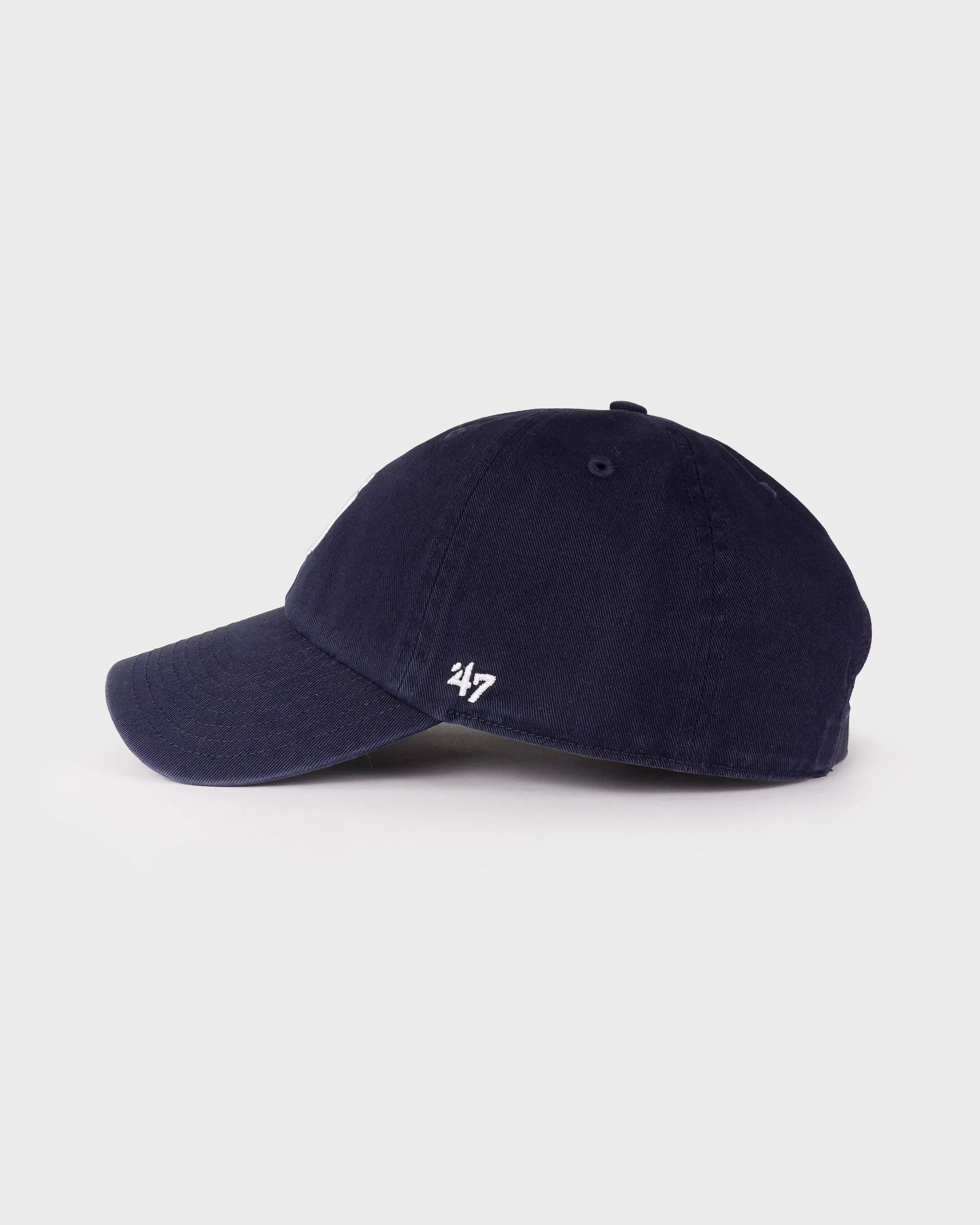 Yankees Serif Hat - Navy/White