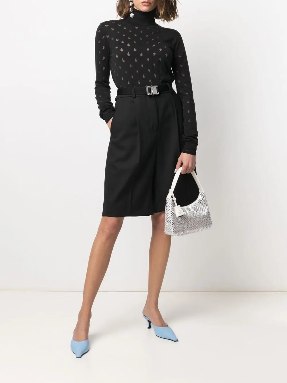 Re-Edition embellished shoulder bag