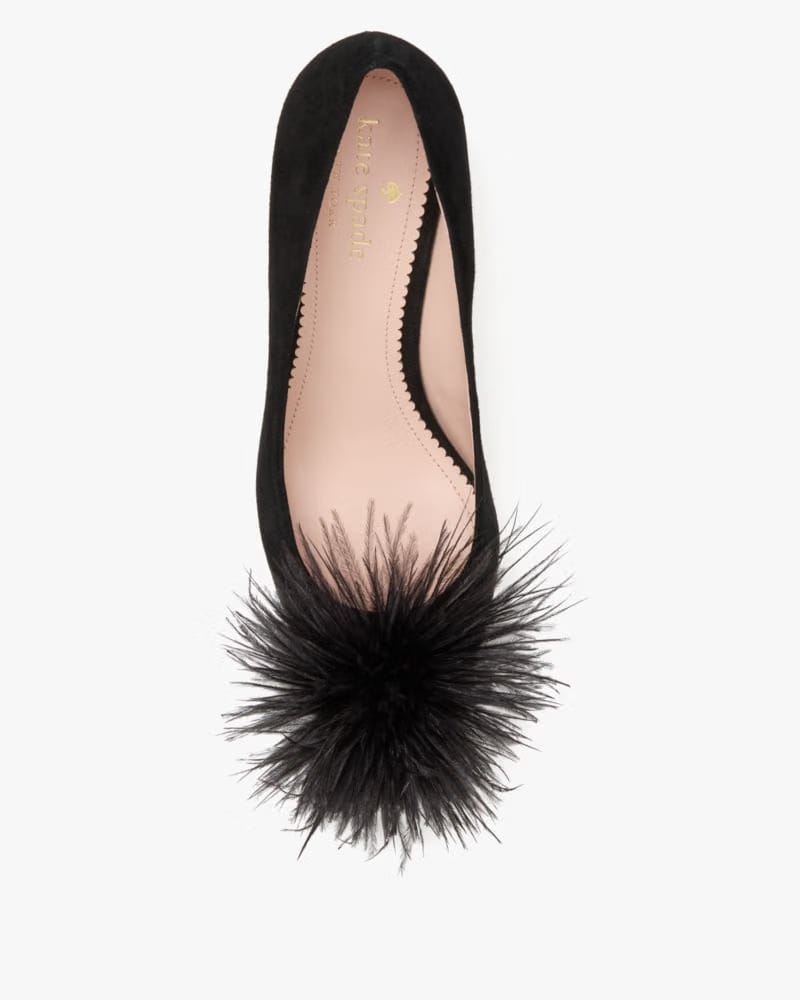 Zoey Pom Pom Kitten Heel