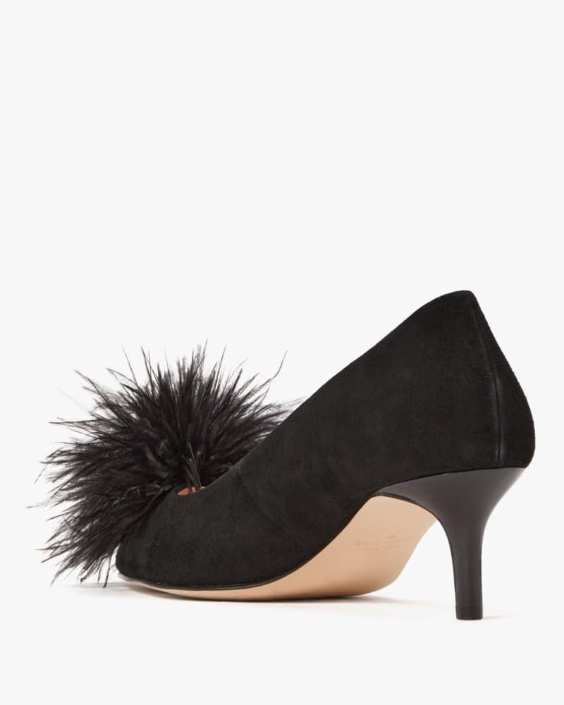 Zoey Pom Pom Kitten Heel