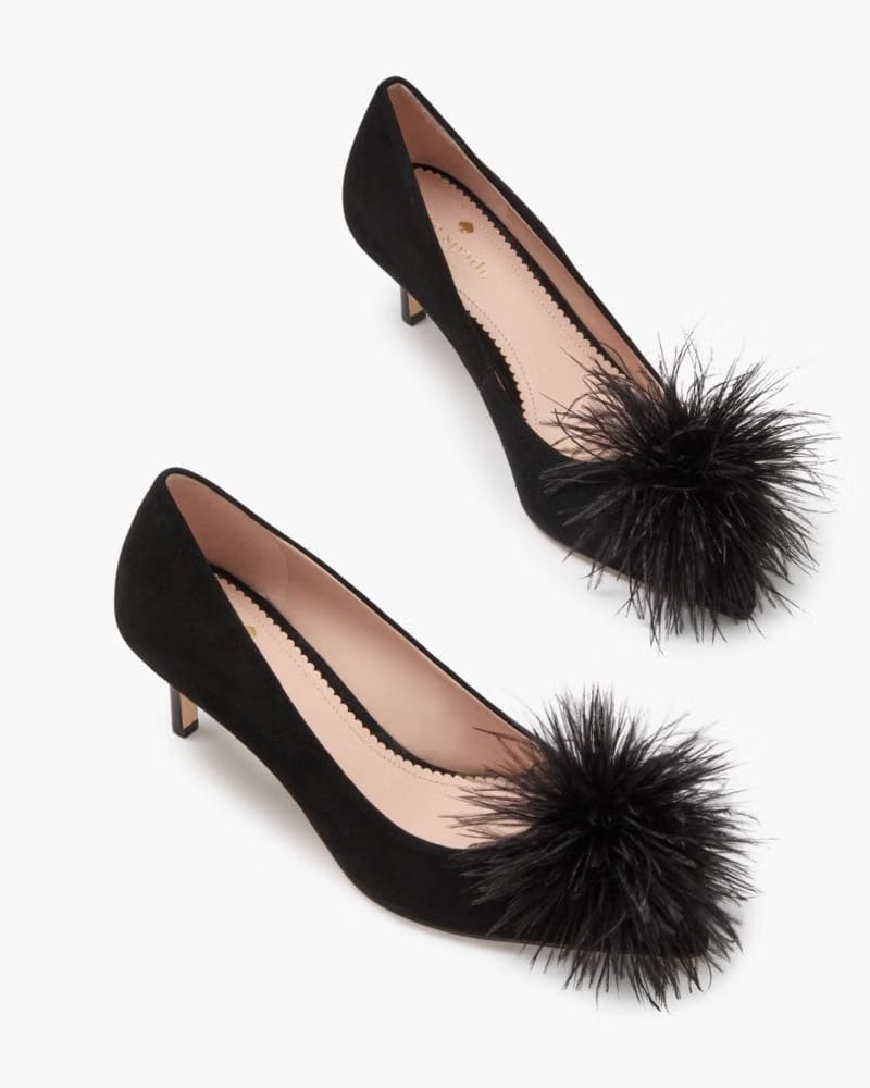 Zoey Pom Pom Kitten Heel