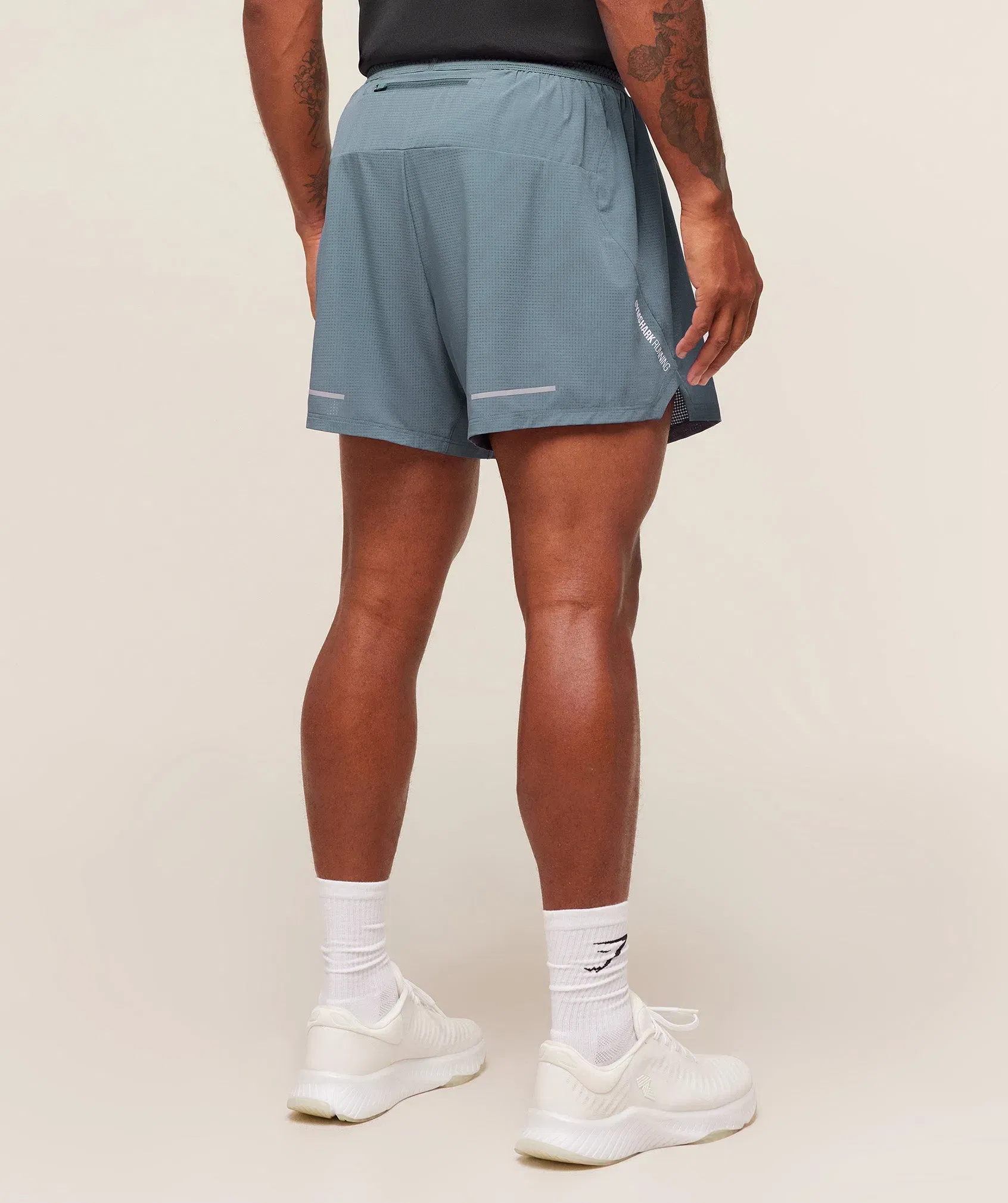 Gymshark Running 5" Shorts - Iron Blue