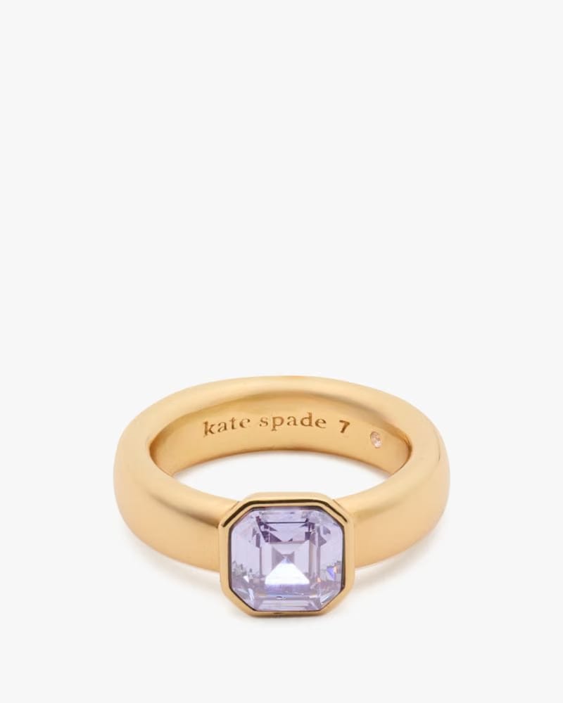 Keep Sparkling Asscher Ring