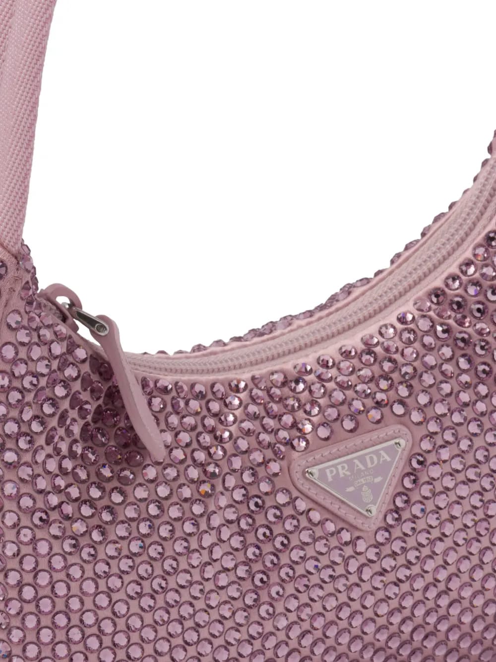 Re-Edition crystal-embellished mini bag