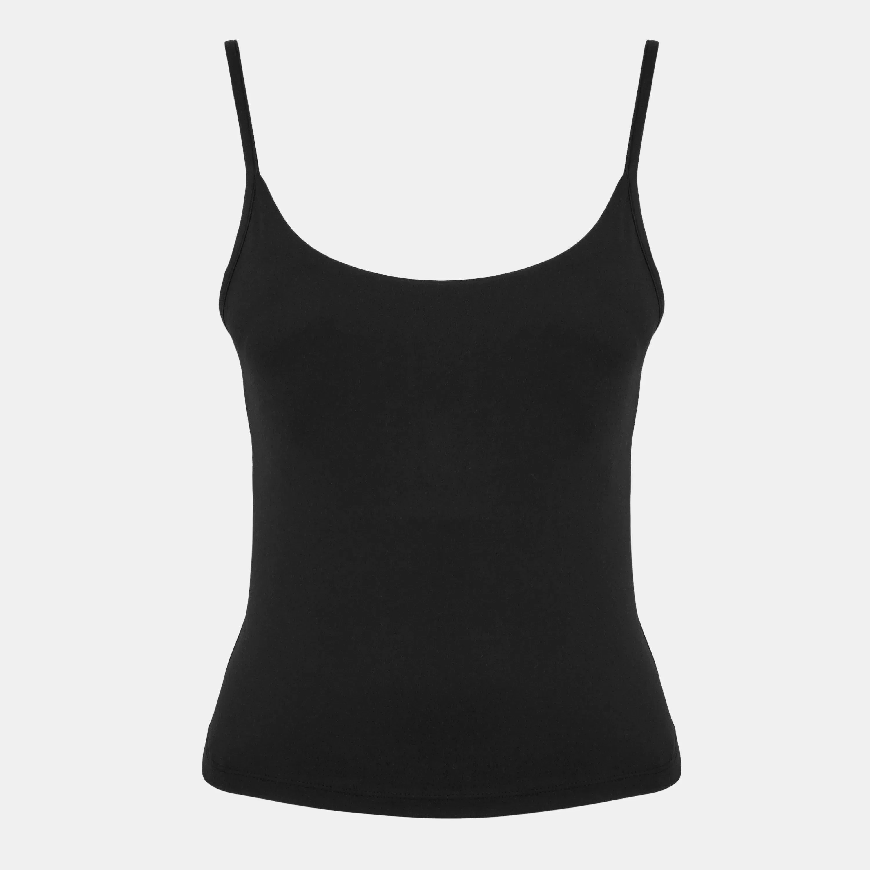 Built-In Bra Four-Way Stretch Crop Top