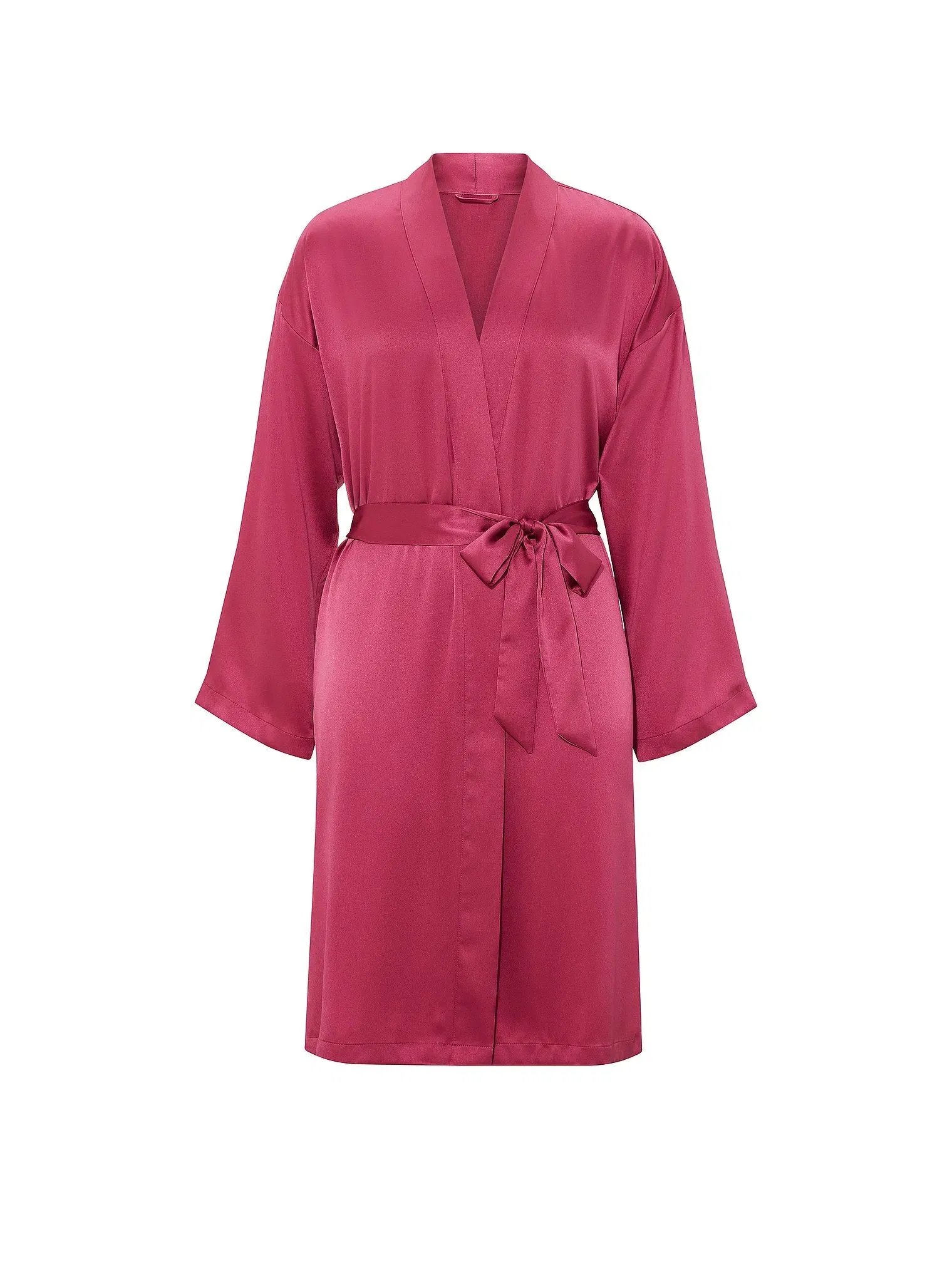 Signature Satin Midi Robe