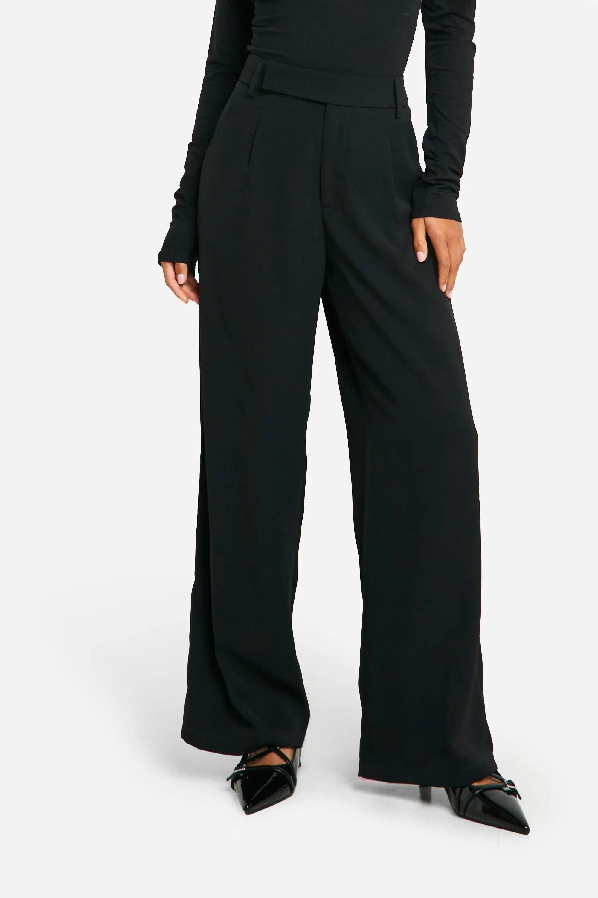 Petite Straight Leg Trousers