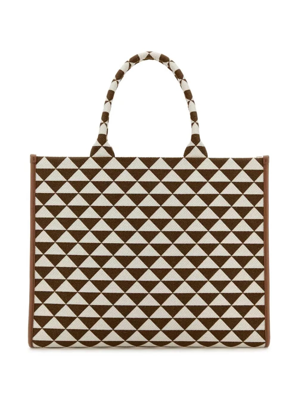 large embroidered Symbole shopping bag
