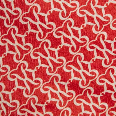 Orange Monogram Print Swimsuit