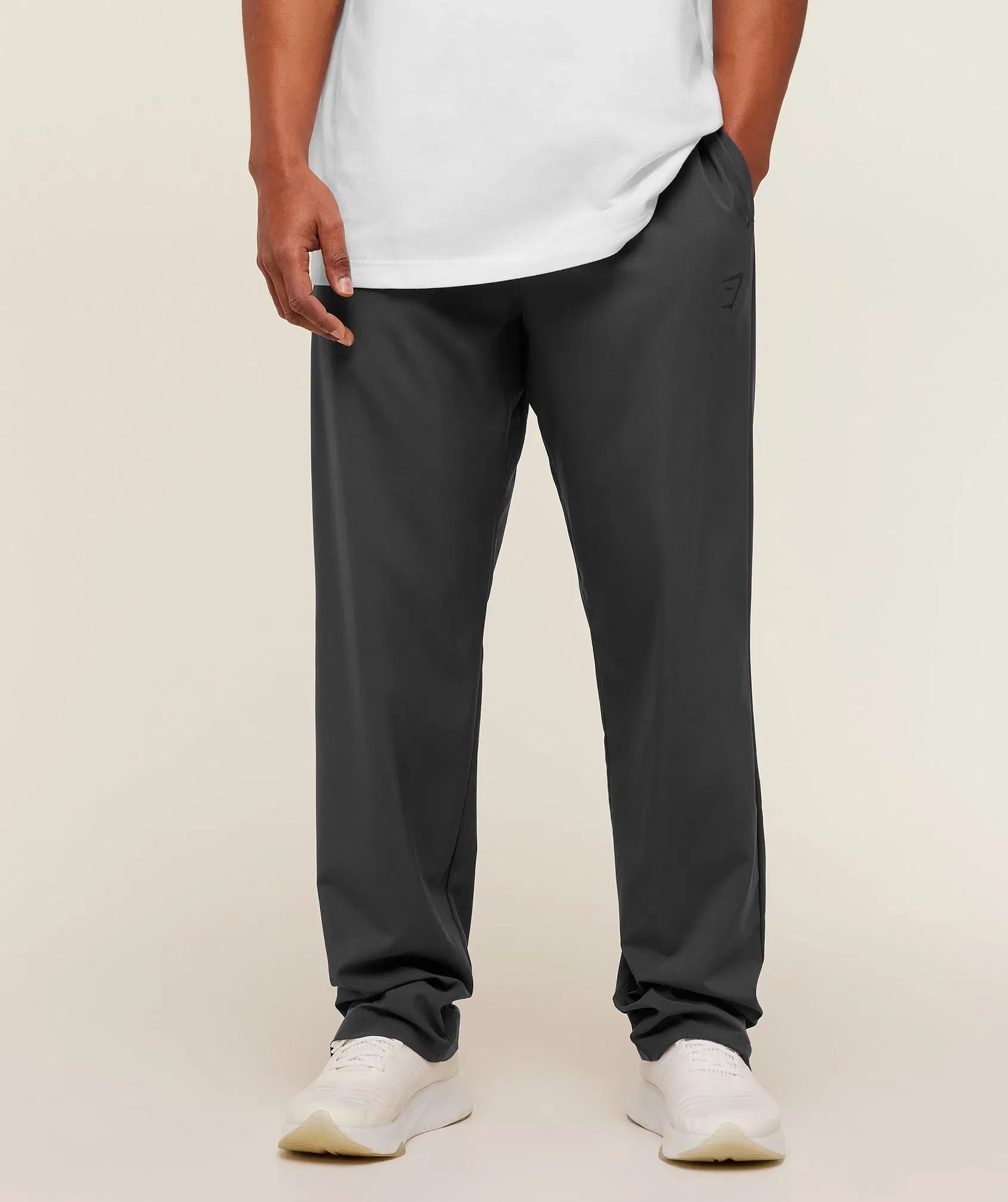 Gymshark Arrival Contrast Pants - GS Onyx Grey/GS Black