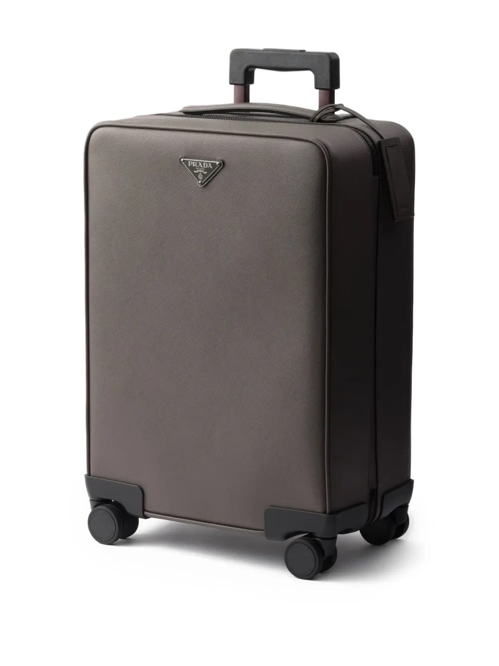 Saffiano leather cabin suitcase