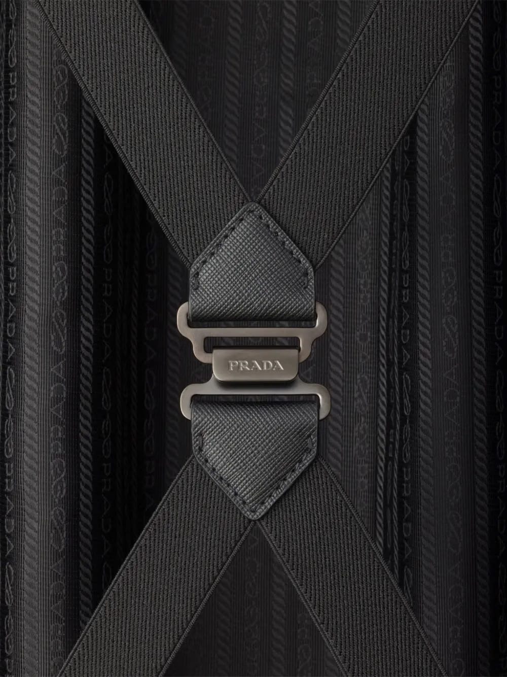 Saffiano leather cabin suitcase