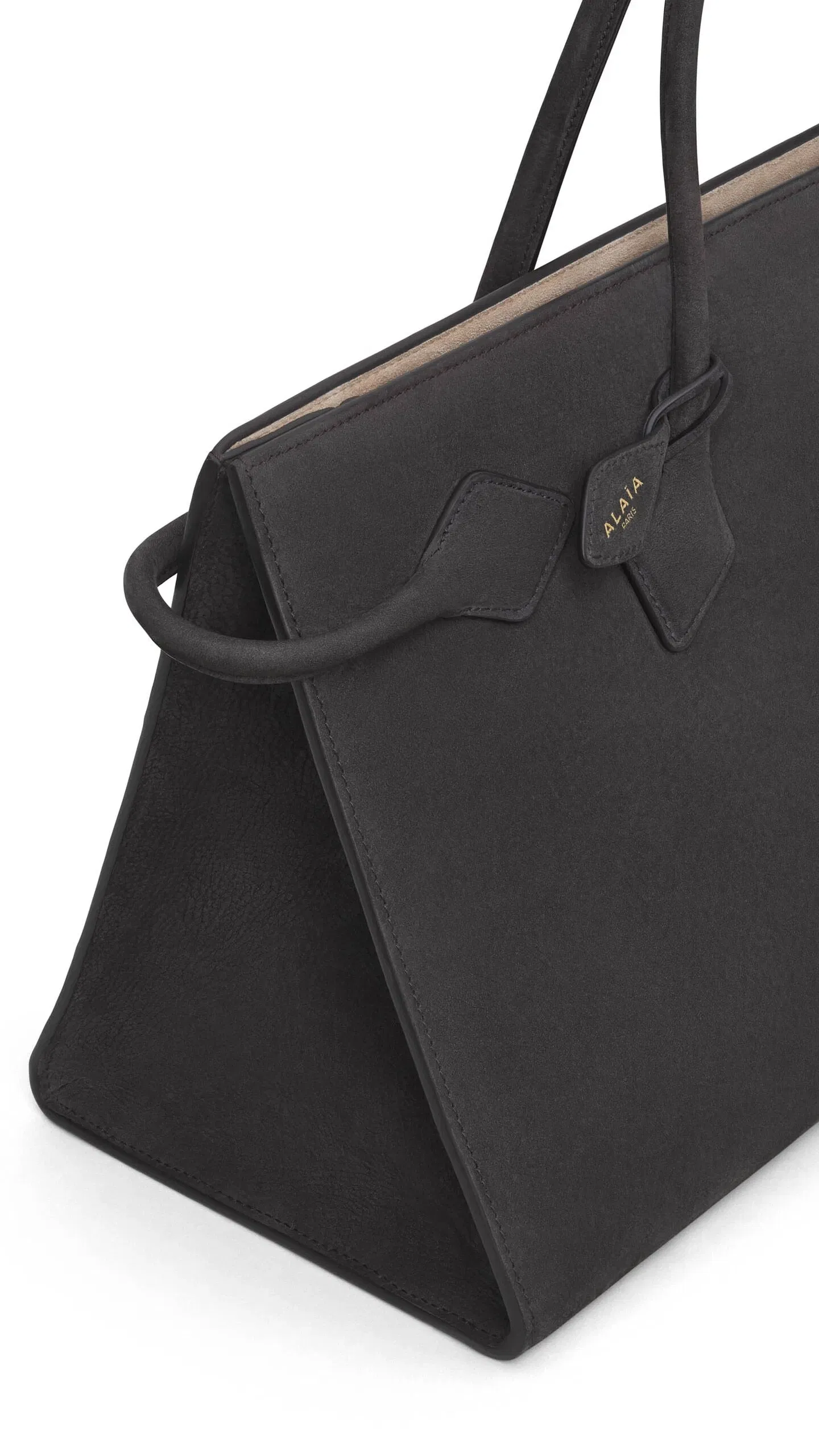 LE TECKEL TOTE BAG IN NUBUCK
