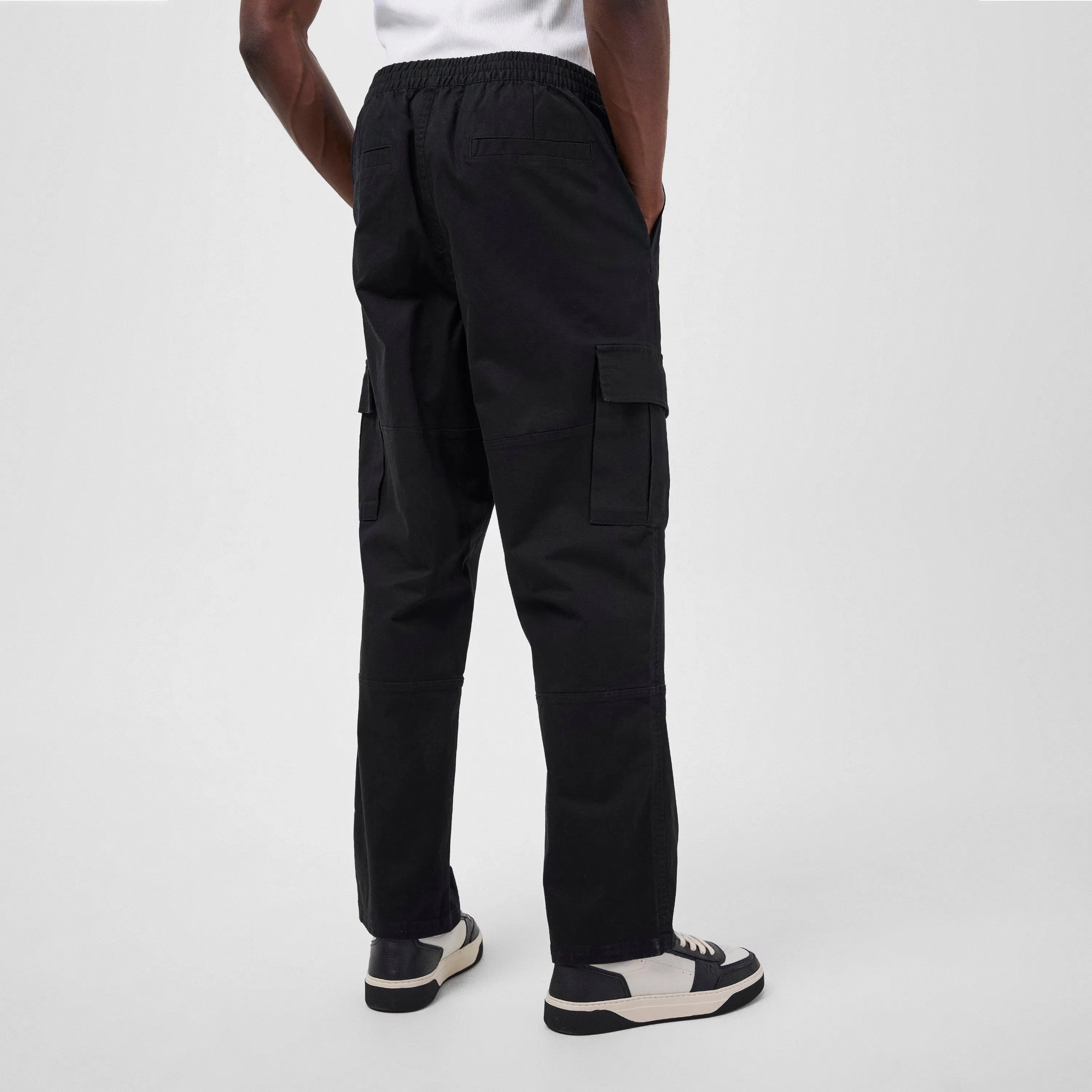 Standard Cotton Mid Rise Cargo Trousers
