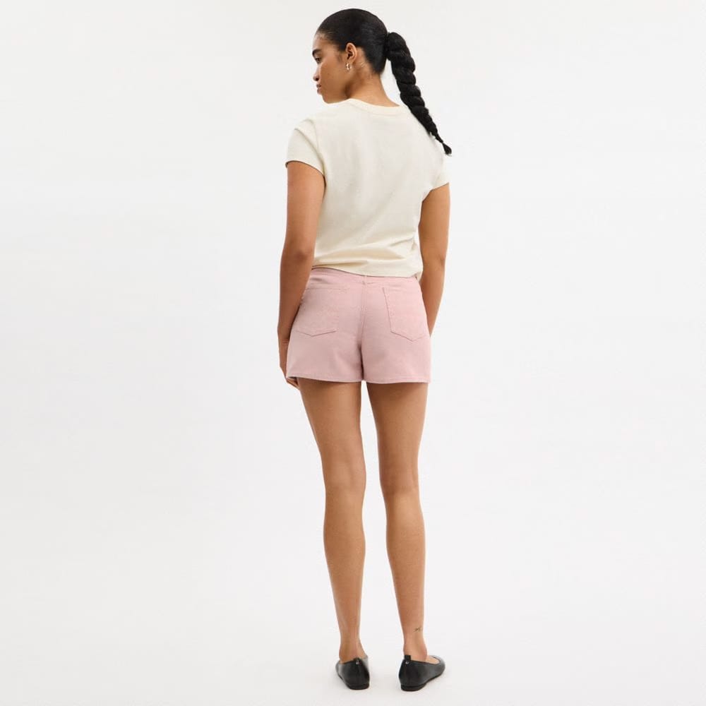 Colorful Signature Denim Shorts